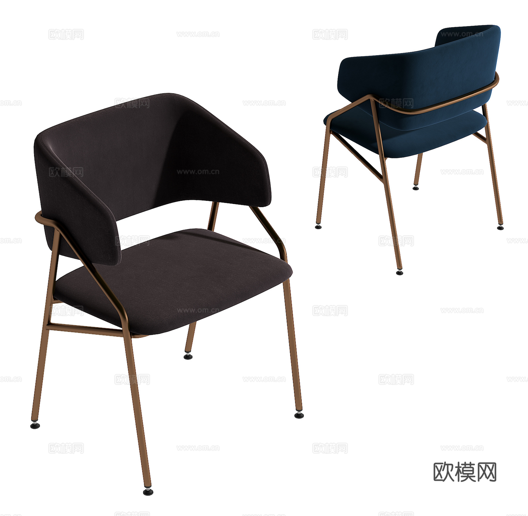 现代餐椅su模型