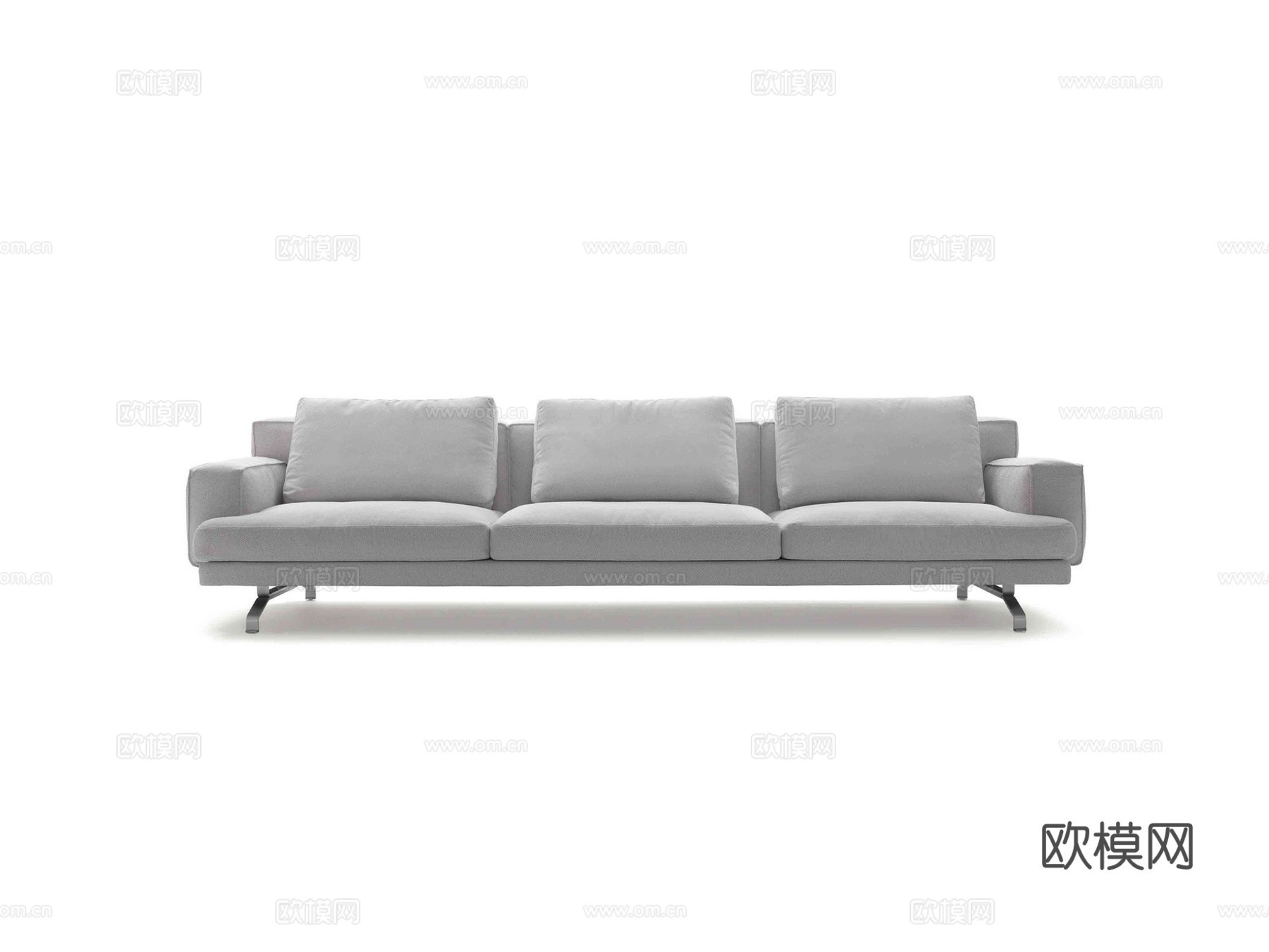 LEIIIA 三人沙发3d模型下载