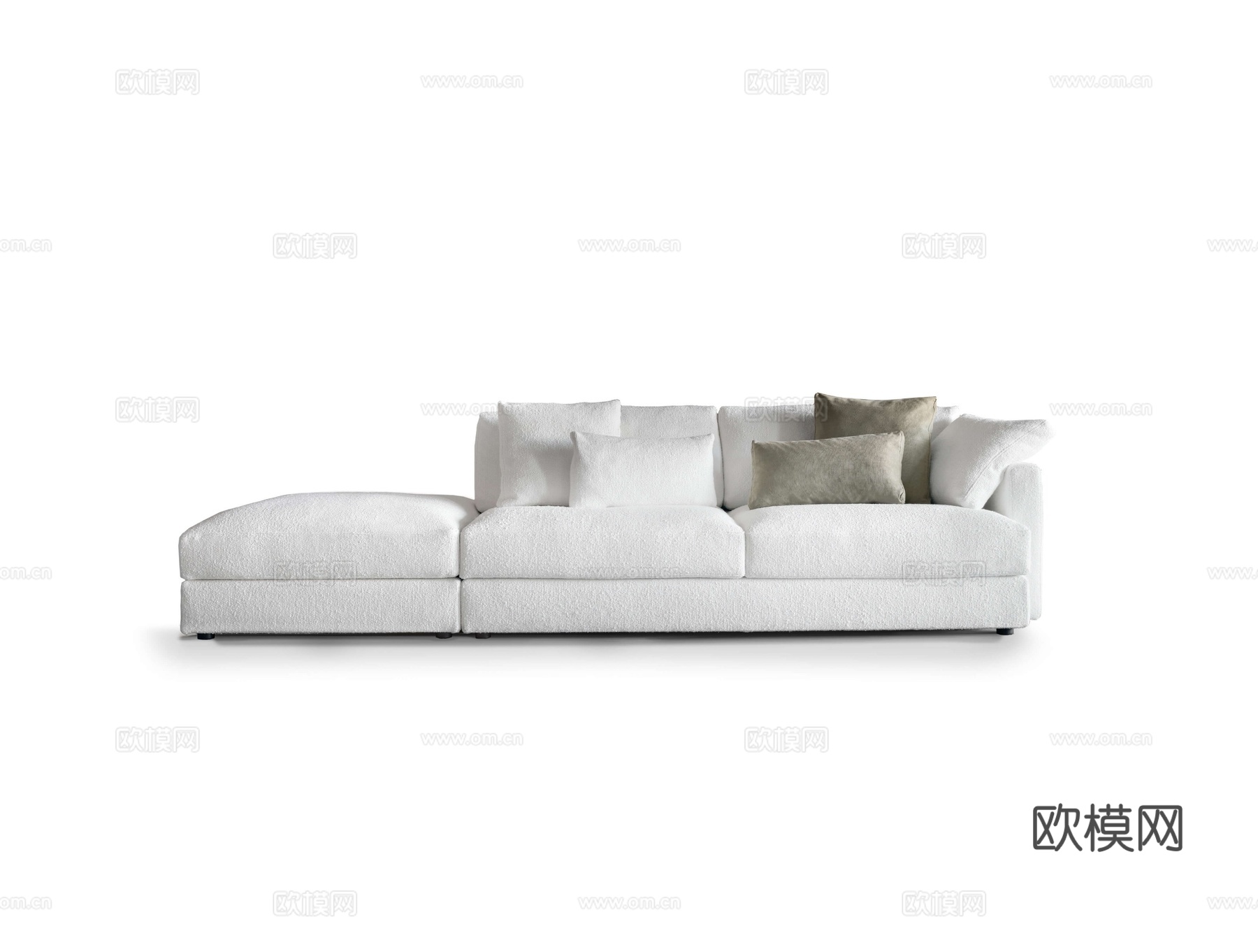 LEIIIA 三人沙发3d模型下载