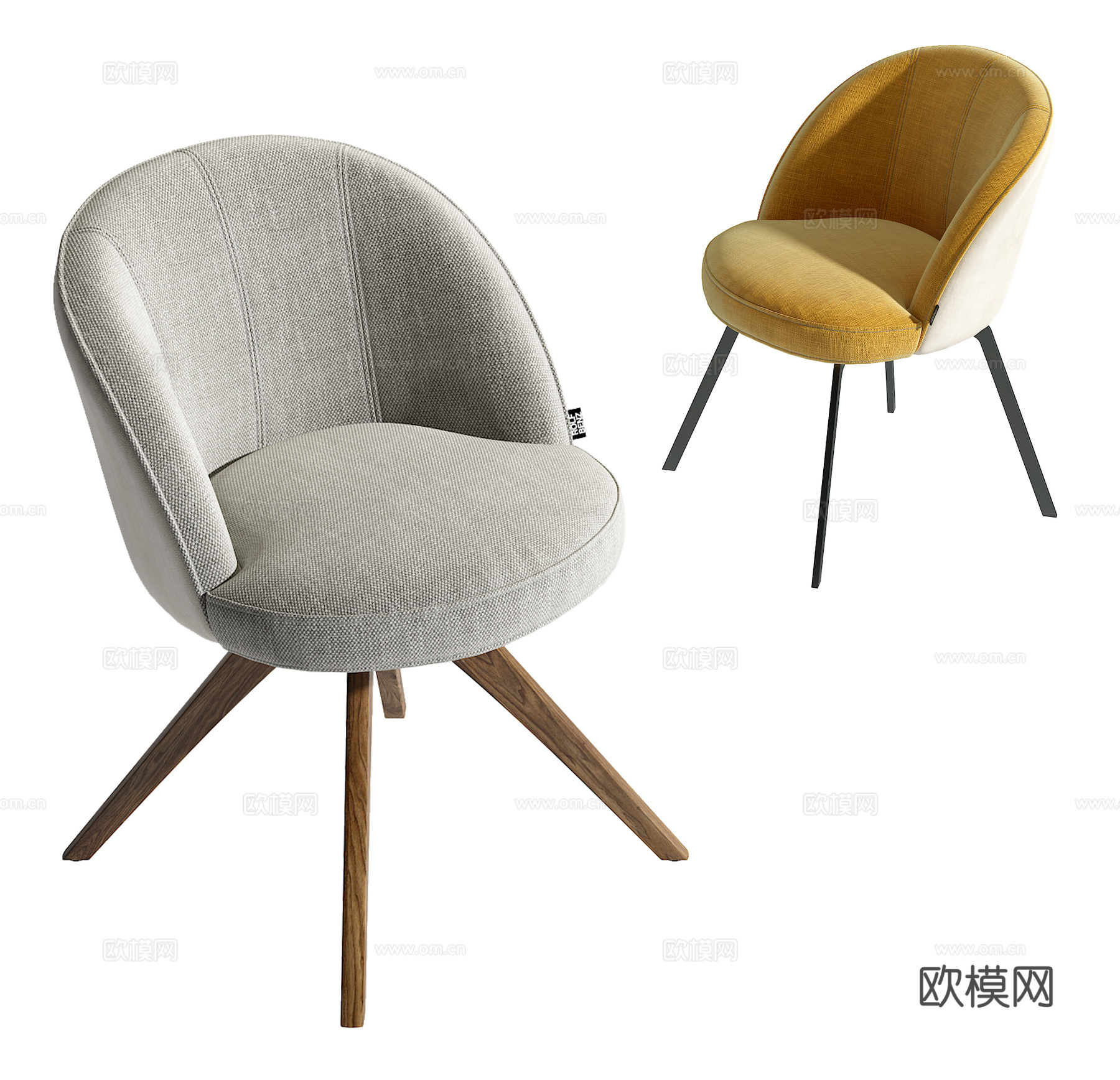 现代单椅su模型