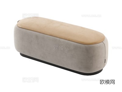 LASKASAS 床尾凳3d模型下载（渲染图2）