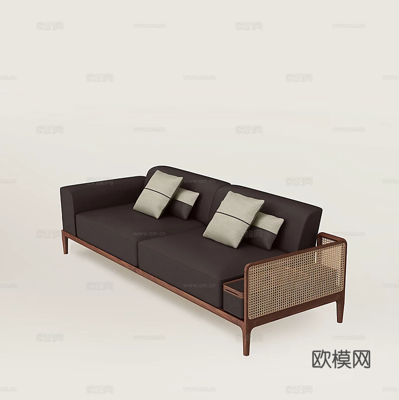 HERMES 双人沙发3d模型下载（渲染图8）