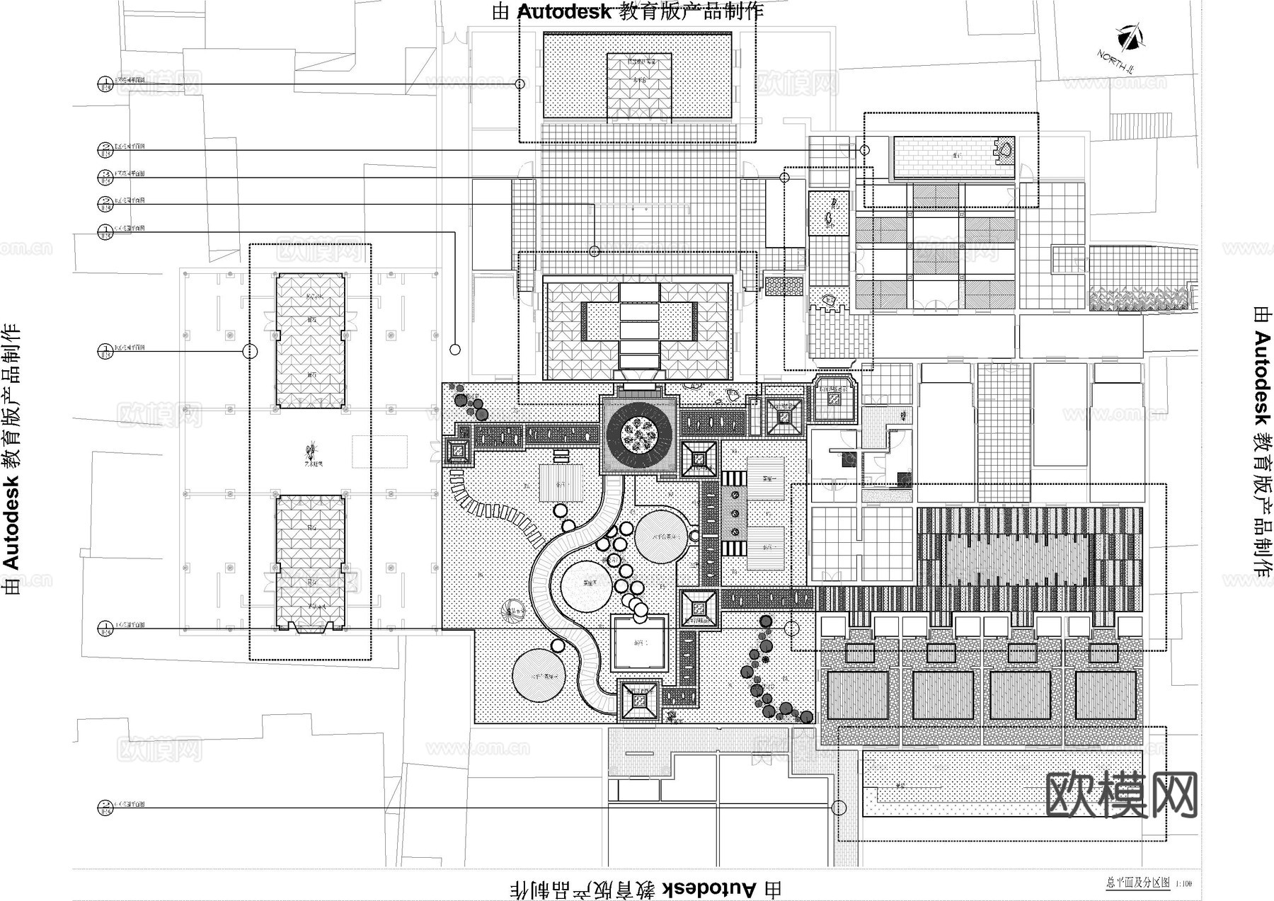 南浔古镇景观施工图cad施工图cad施工图