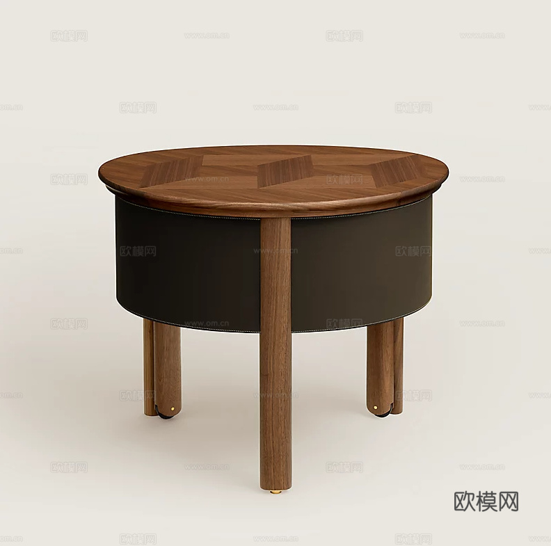 HERMES 木凳子3d模型下载（渲染图6）