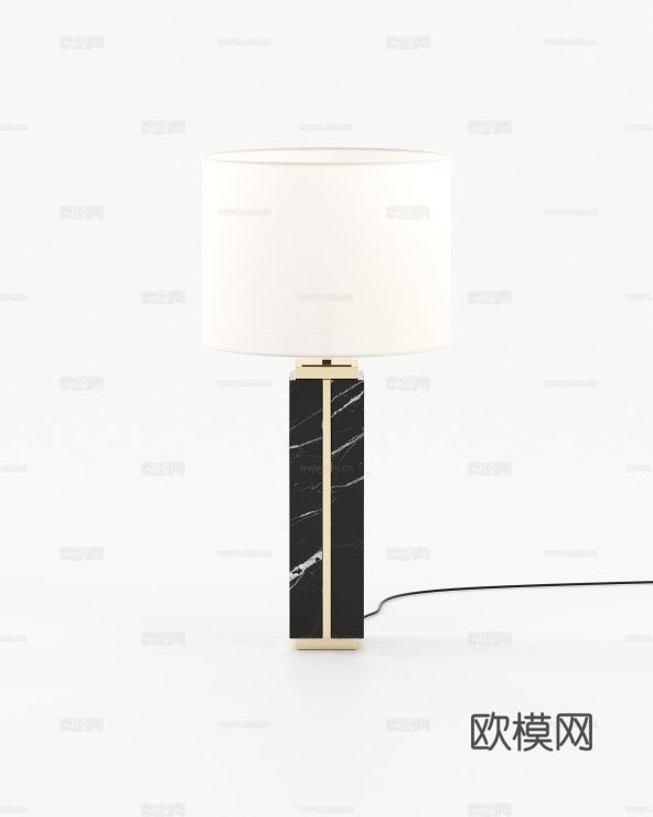 LASKASAS 台灯3d模型下载（渲染图1）