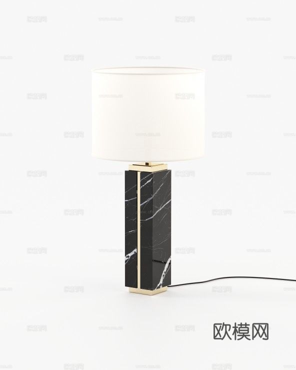 LASKASAS 台灯3d模型下载（渲染图2）