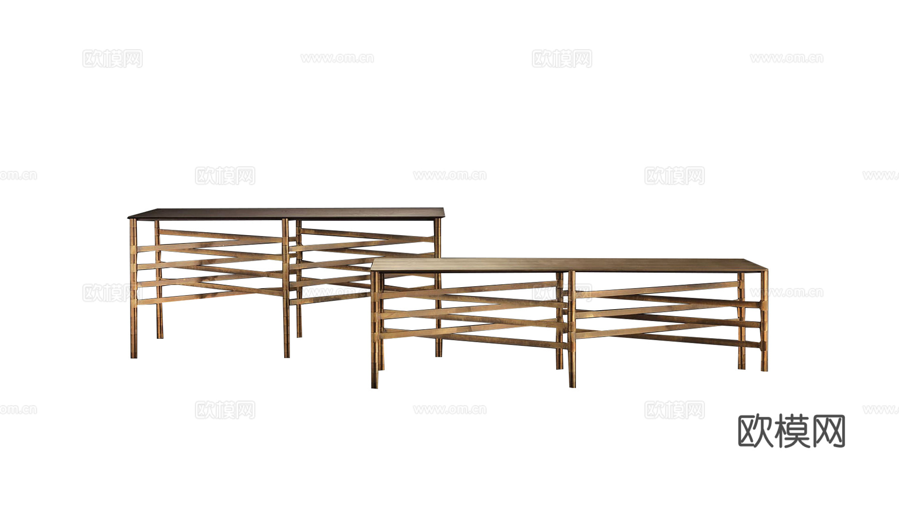 HENGE 组合茶几3d模型下载（渲染图1）