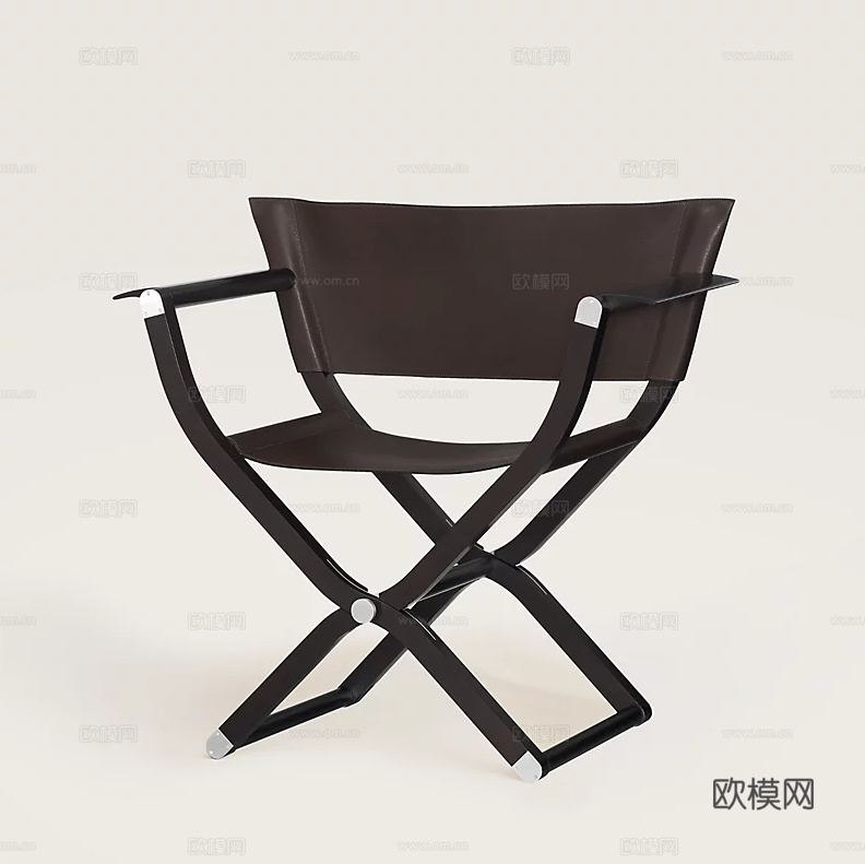 HERMES 折叠椅3d模型下载（渲染图3）
