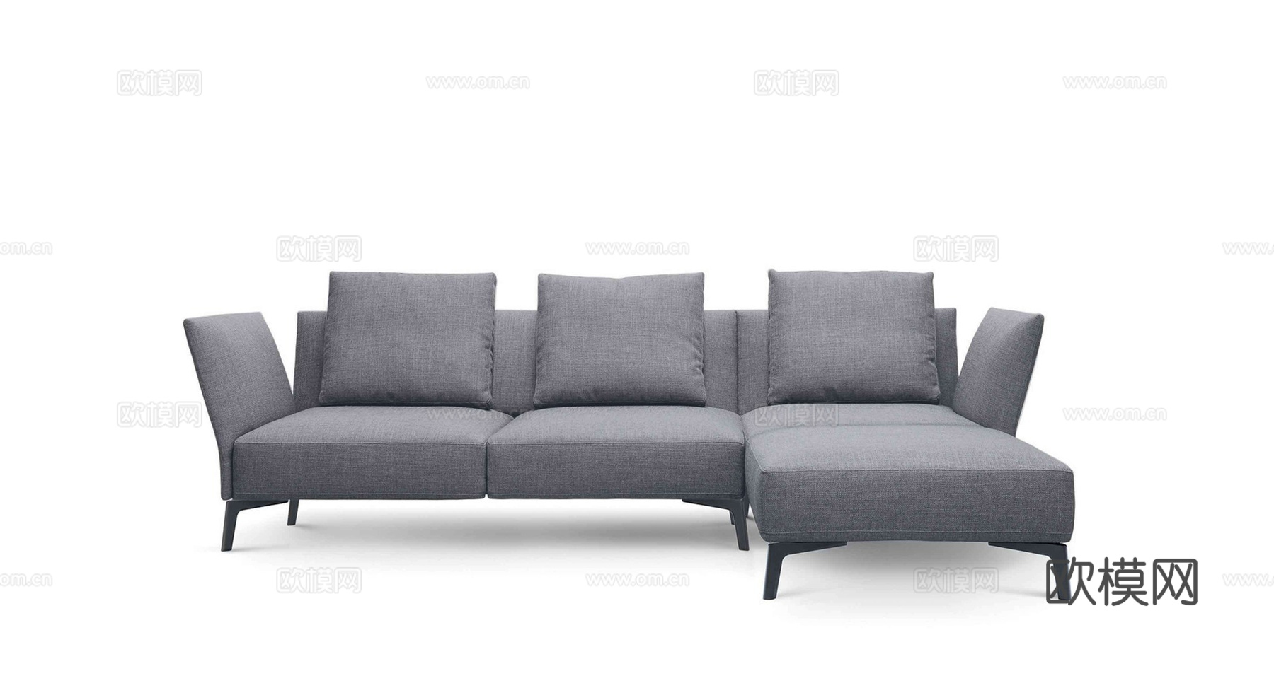 LEIIIA 转角沙发3d模型下载