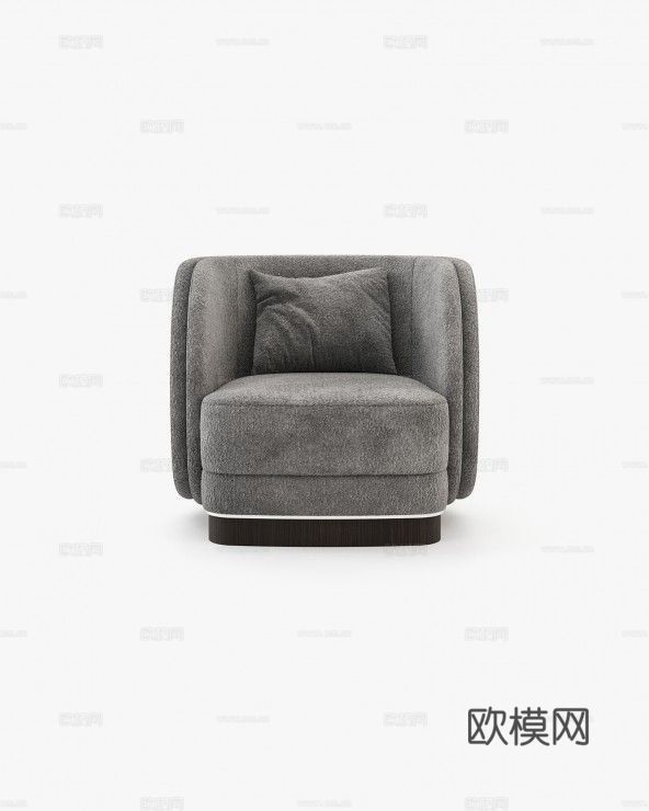 LASKASAS 单人沙发3d模型下载（渲染图1）