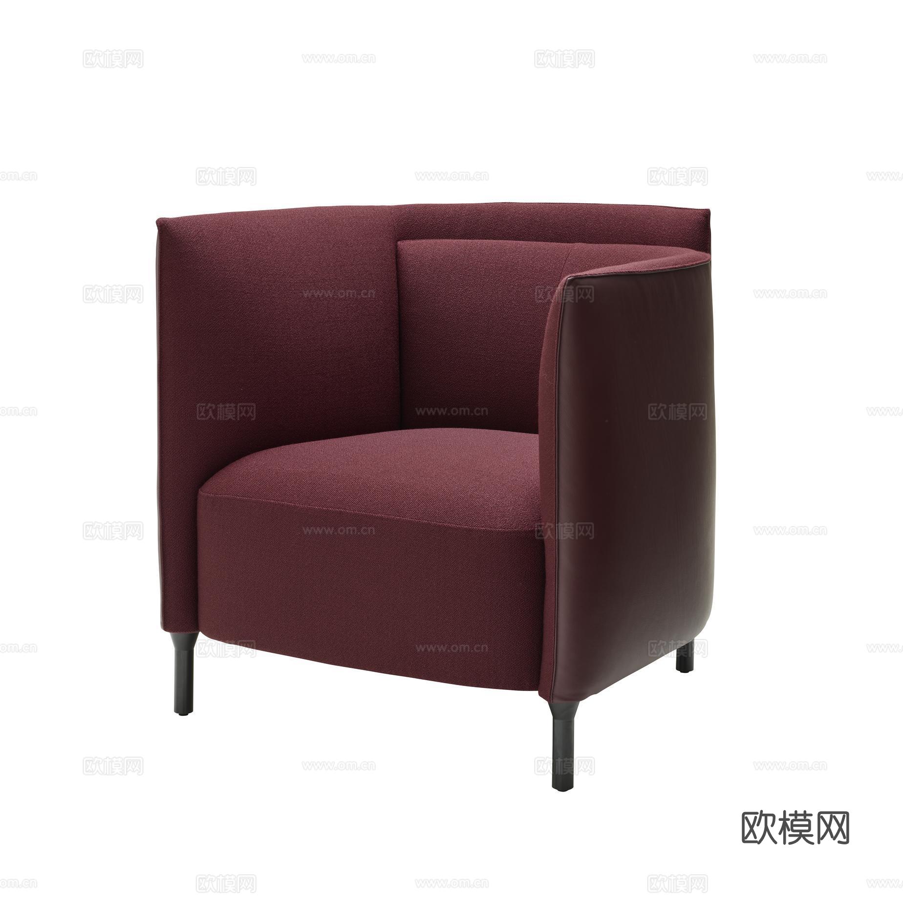 ligne roset 单人沙发3d模型下载（渲染图4）