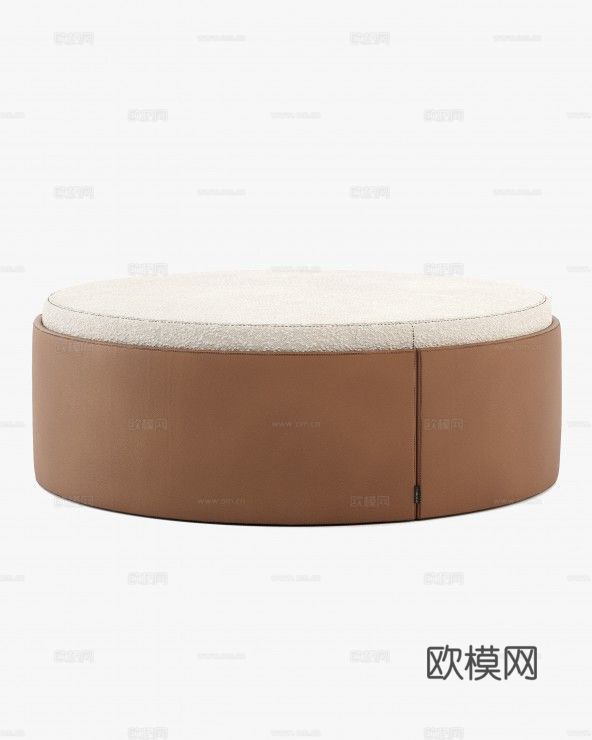 LASKASAS 圆形沙发凳3d模型下载（渲染图2）