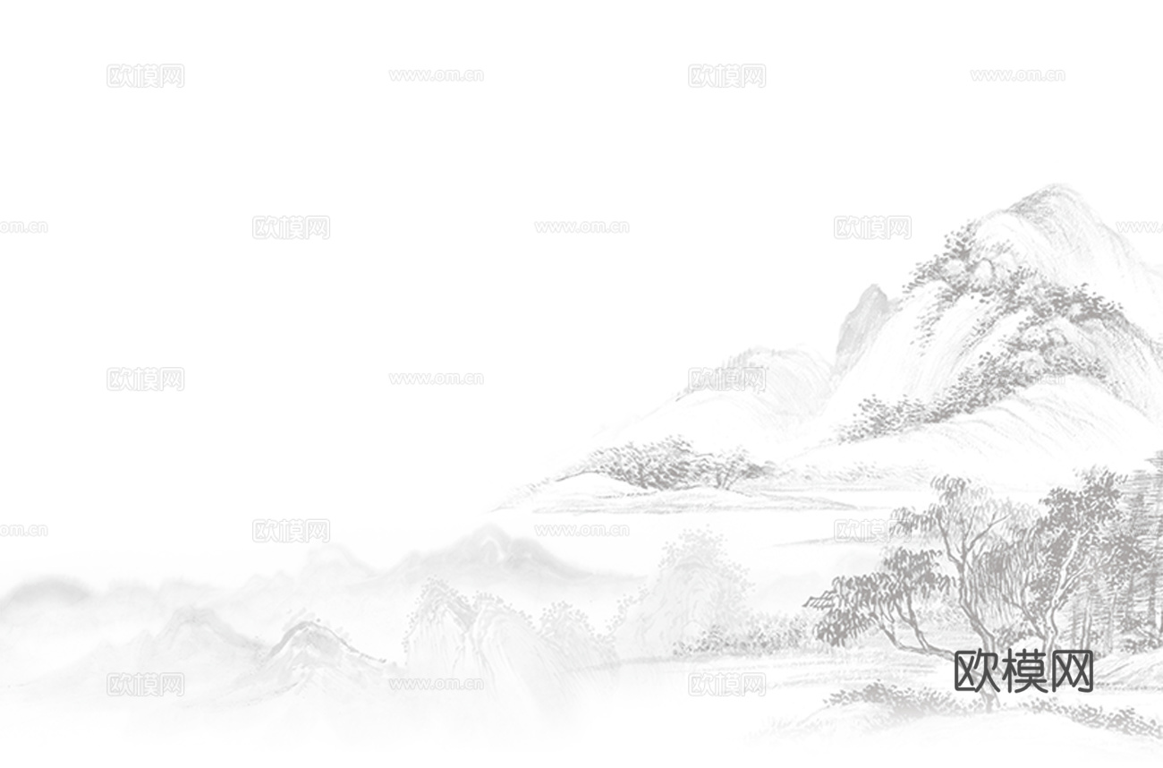 中式山水装饰画