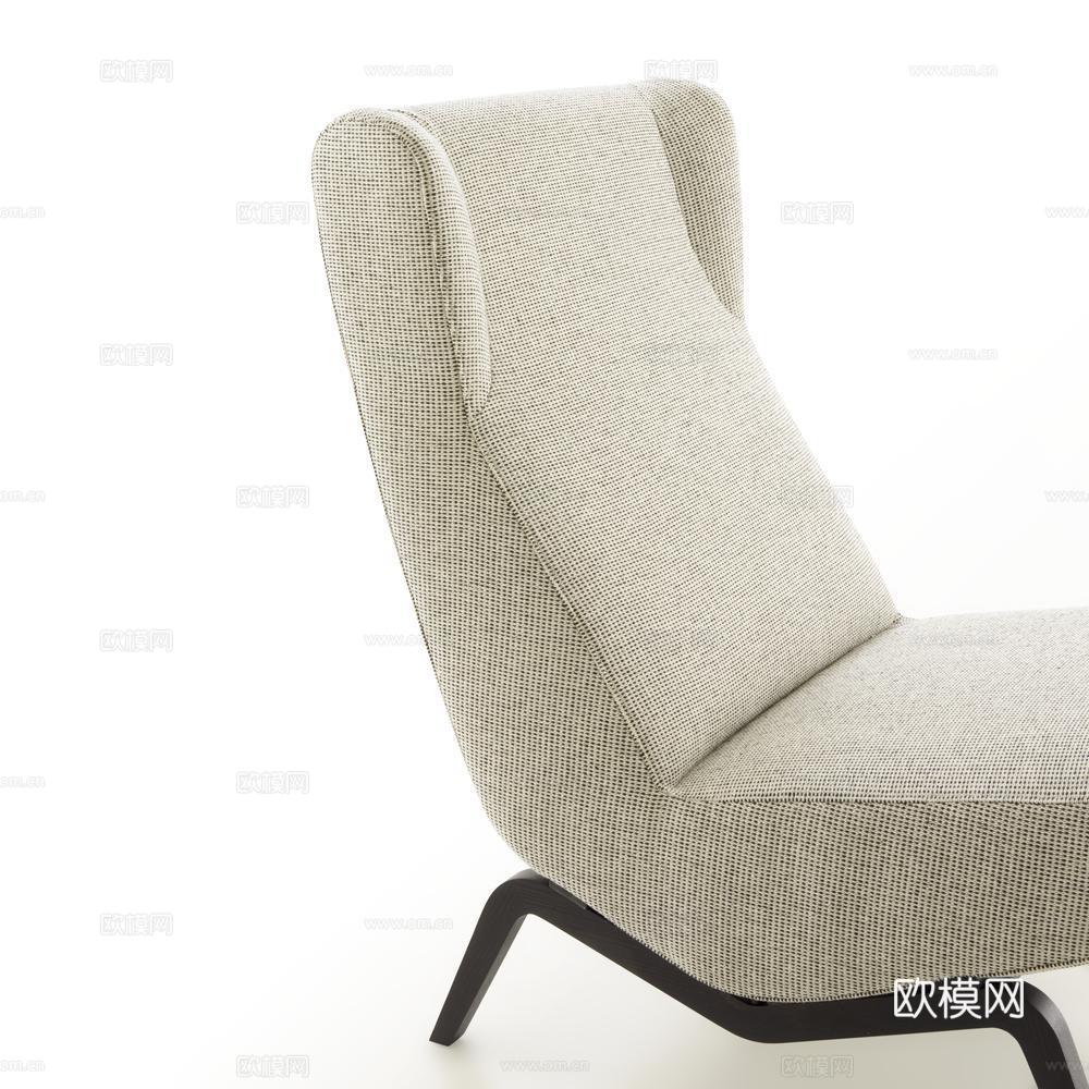 ligne roset 现代休闲椅3d模型下载（渲染图2）