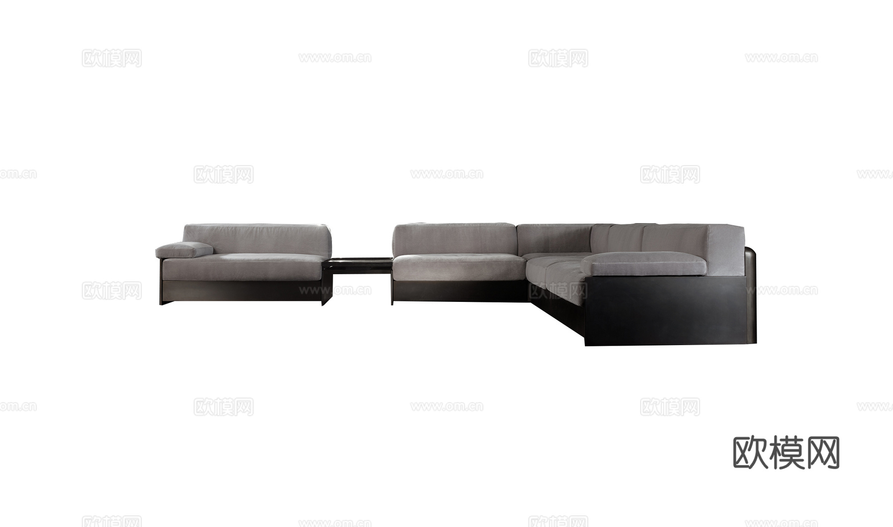 HENGE 转角沙发3d模型下载（渲染图1）