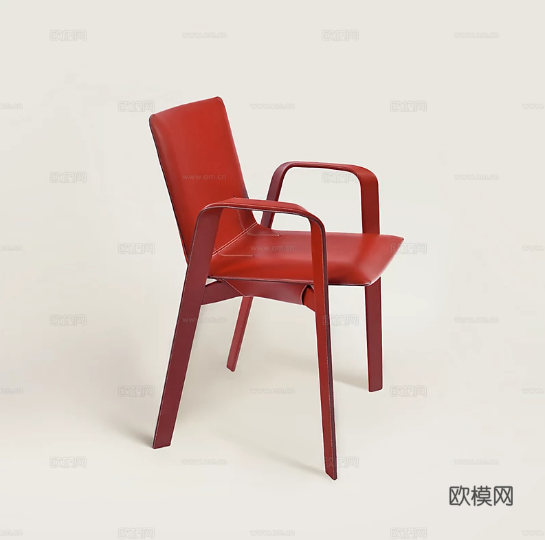 HERMES 餐椅3d模型下载（渲染图3）