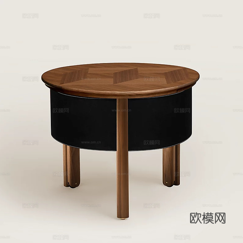 HERMES 木凳子3d模型下载（渲染图5）