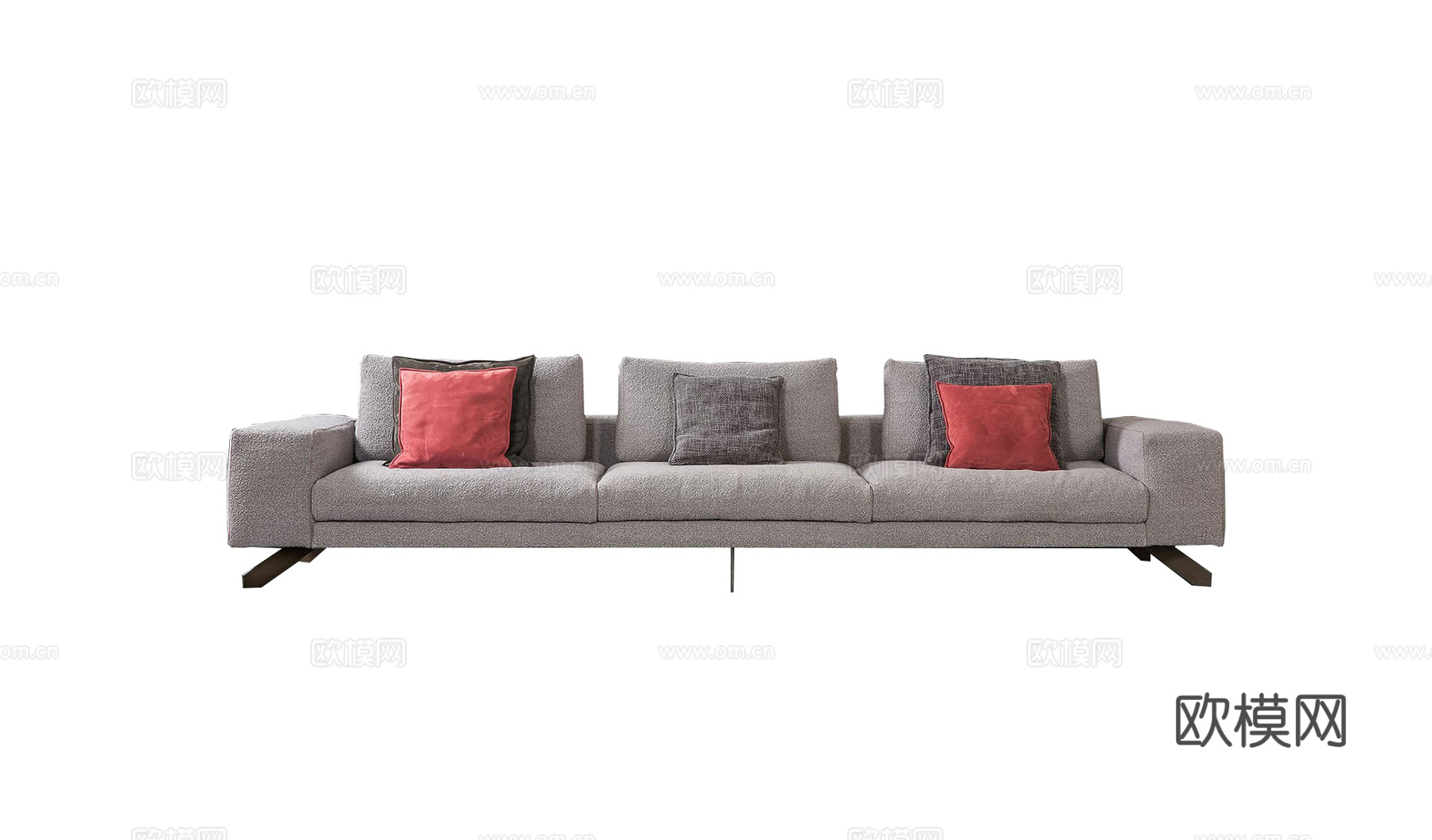 HENGE 三人沙发3d模型下载（渲染图1）