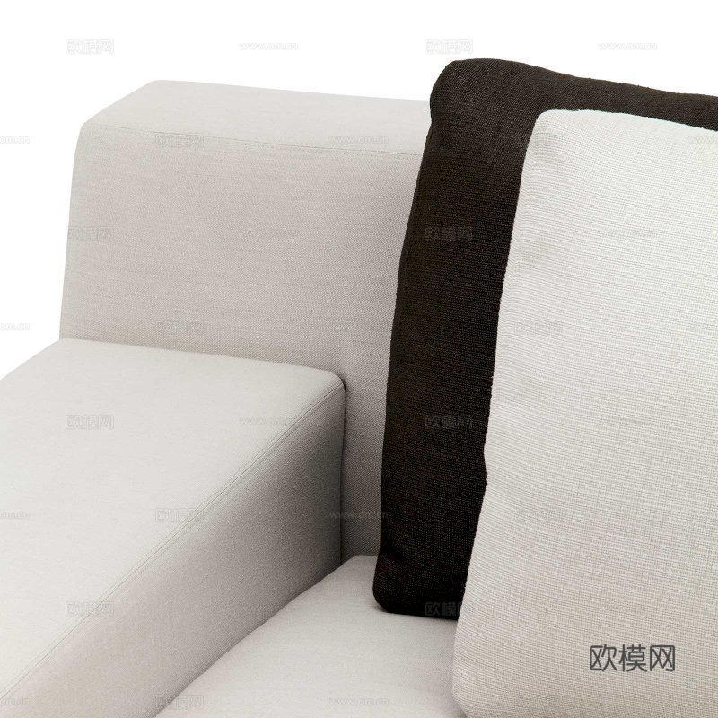 LIAIGRE 三人沙发3d模型下载（渲染图2）