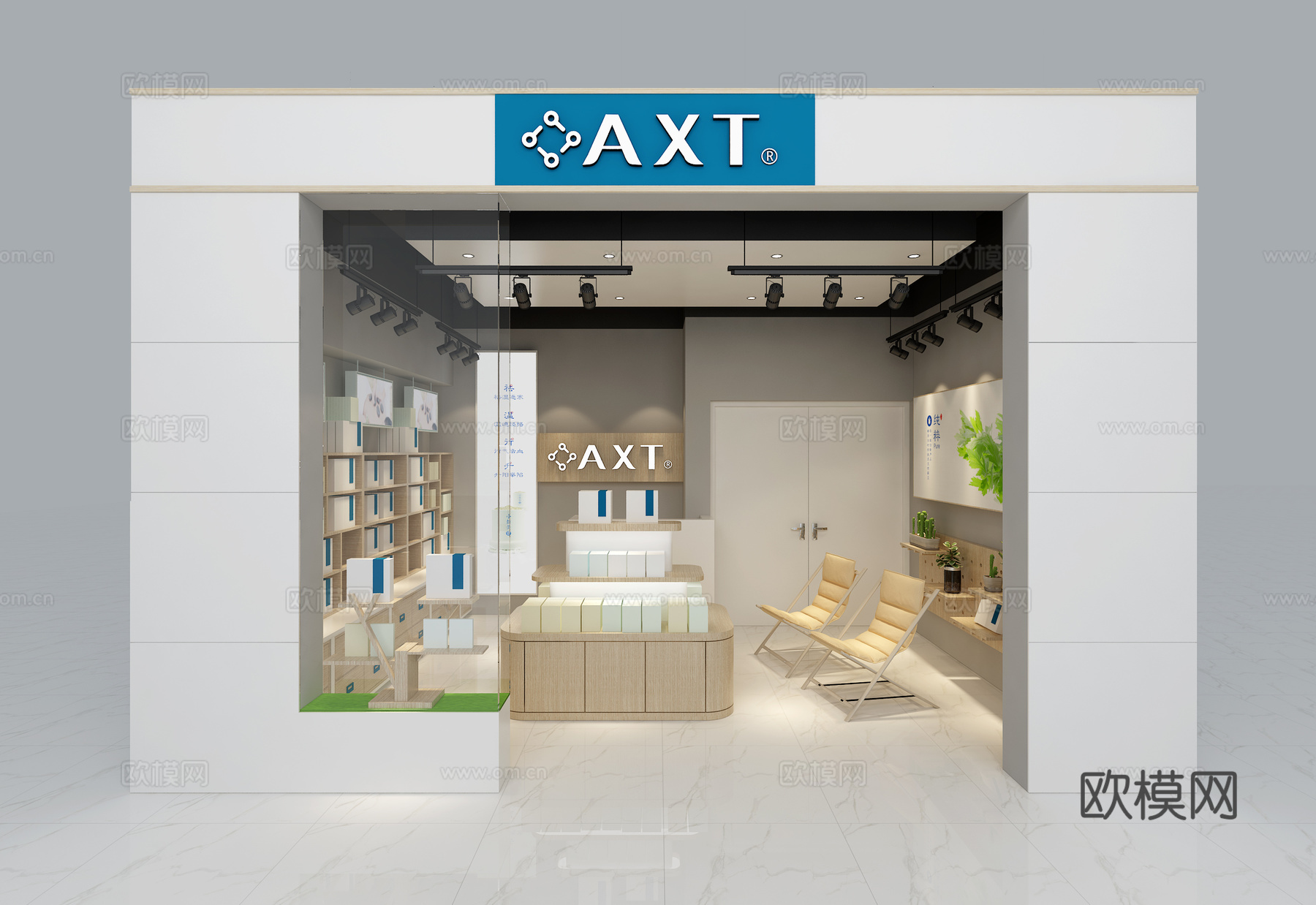 北欧养生药房3d模型下载（渲染图1）