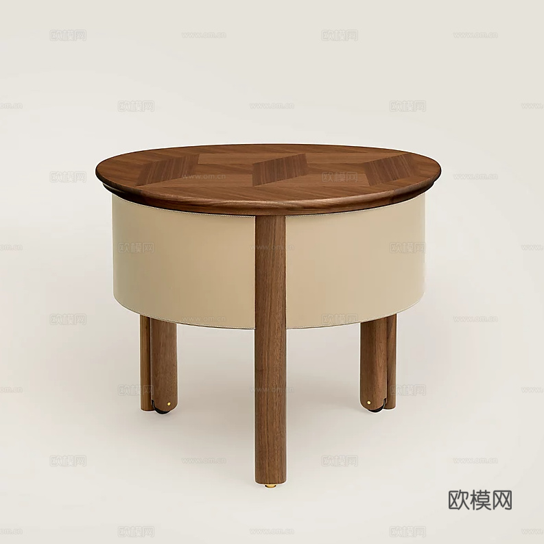 HERMES 木凳子3d模型下载（渲染图9）