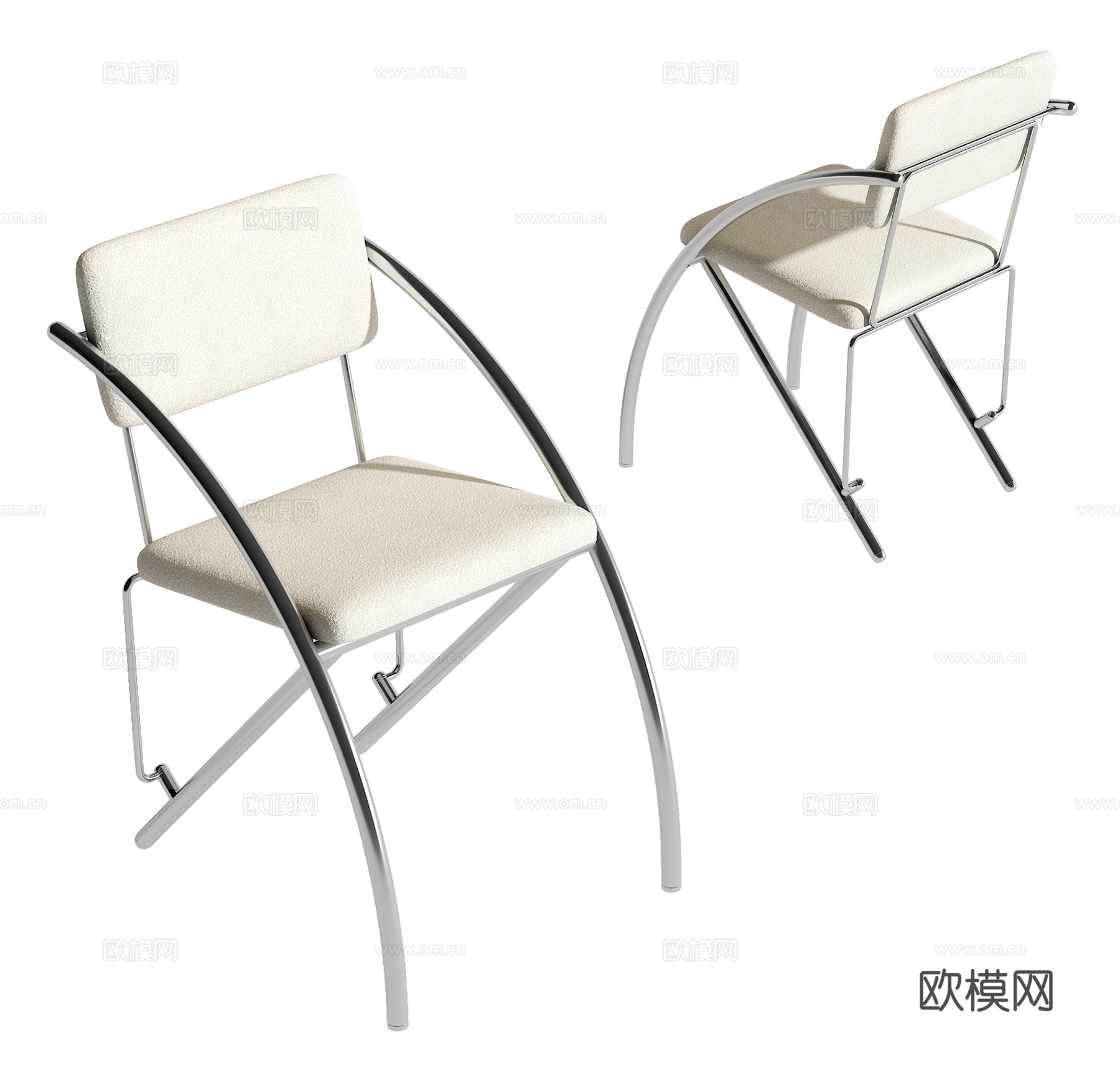 现代单椅su模型