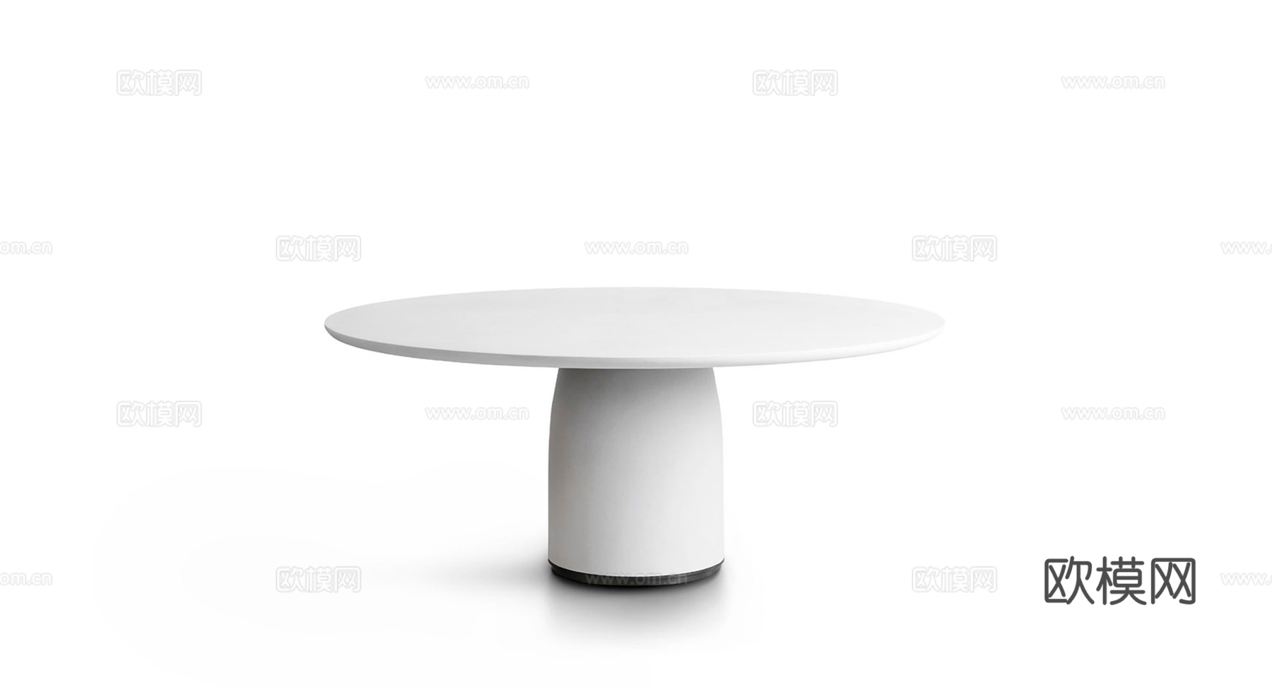 LEIIIA 圆餐桌3d模型下载（渲染图2）