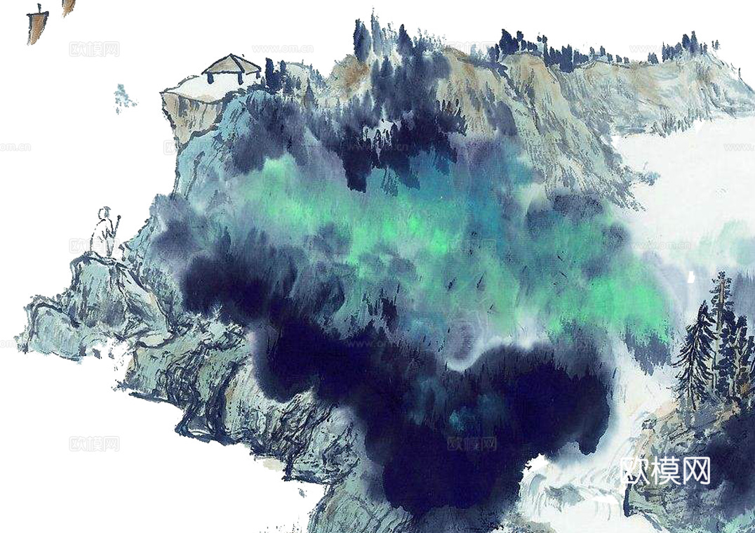 中式山水装饰画