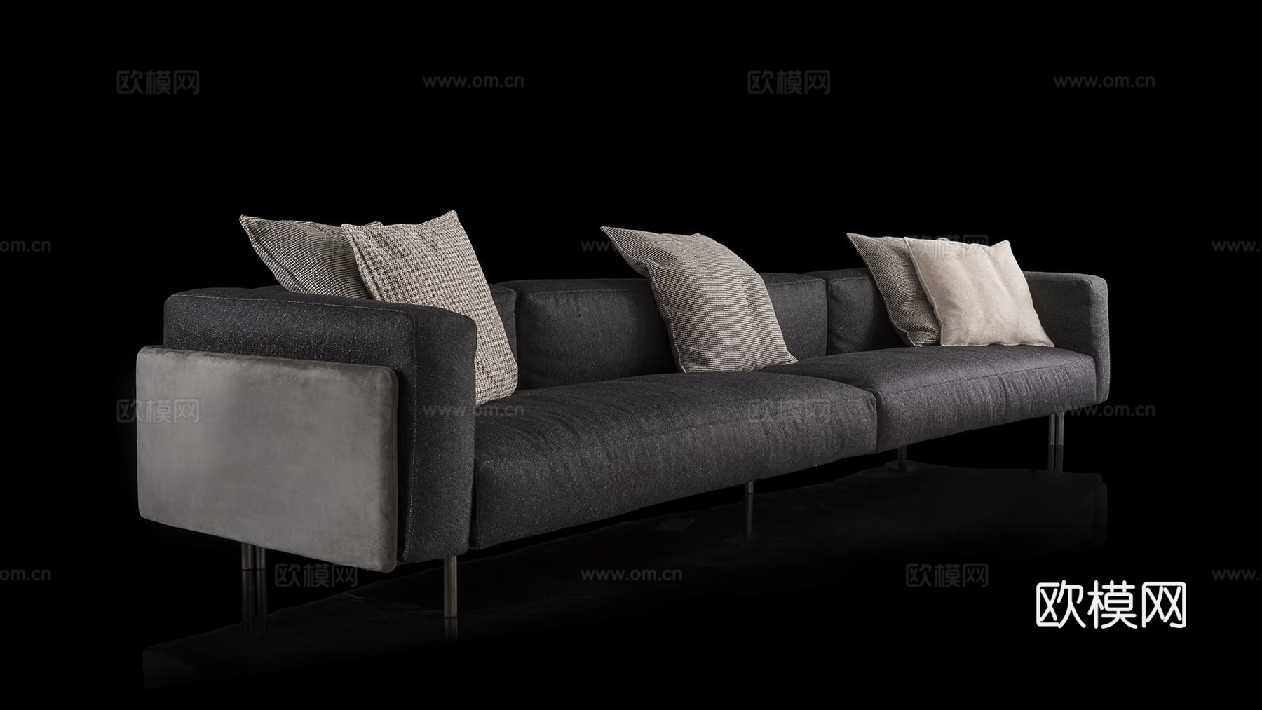 HENGE 三人沙发3d模型下载（渲染图3）