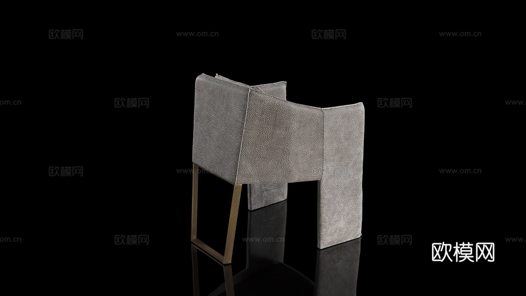 HENGE 意式餐椅3d模型下载（渲染图3）