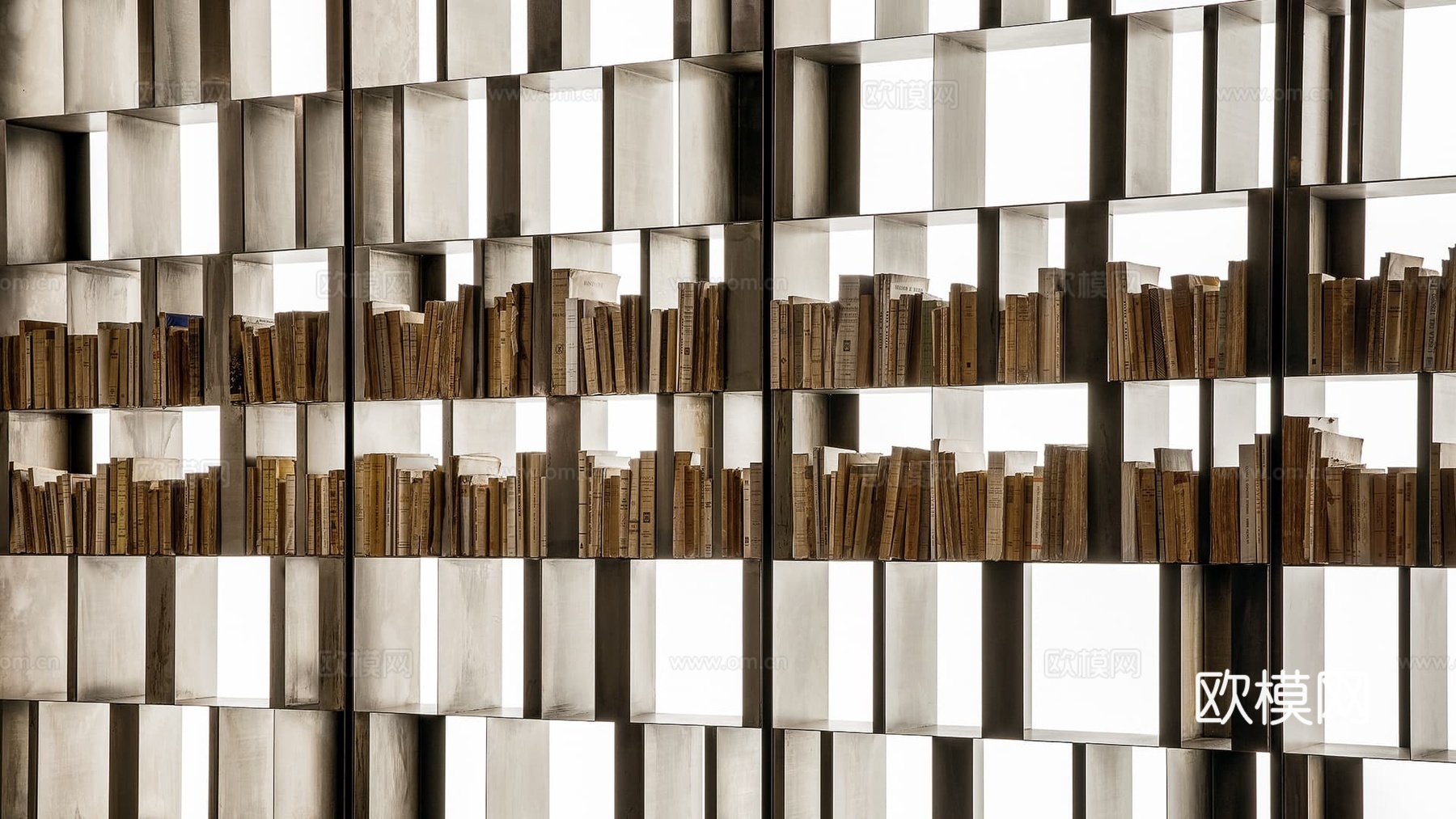 HENGE 书架3d模型下载（渲染图4）