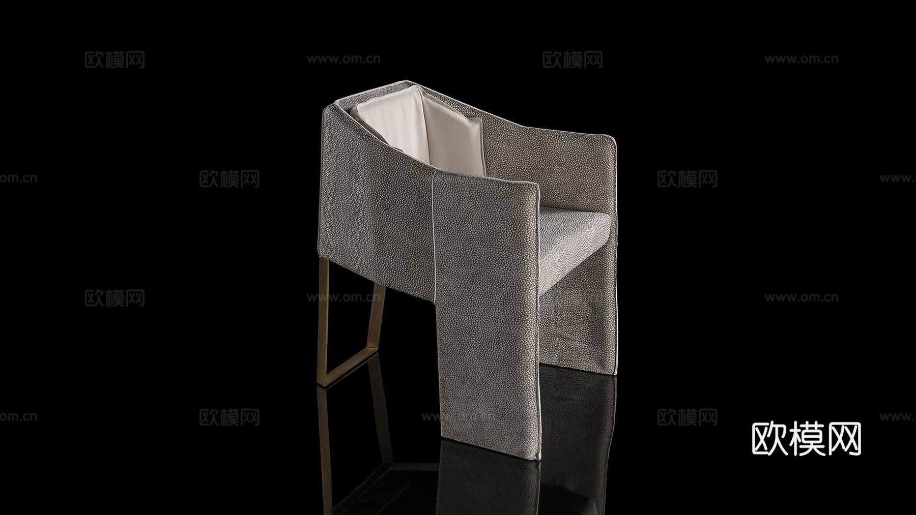 HENGE 意式餐椅3d模型下载（渲染图2）