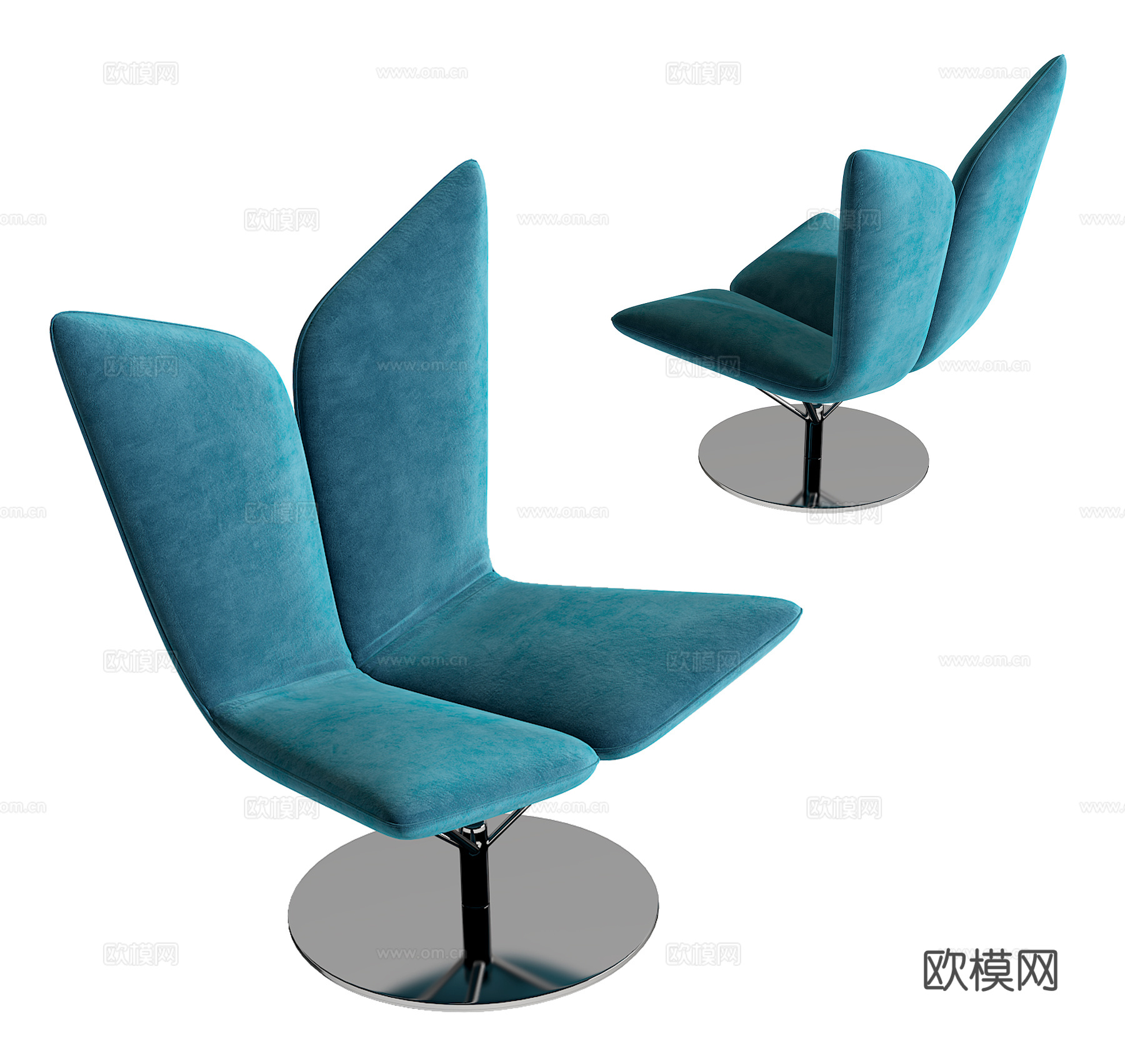 现代休闲椅su模型