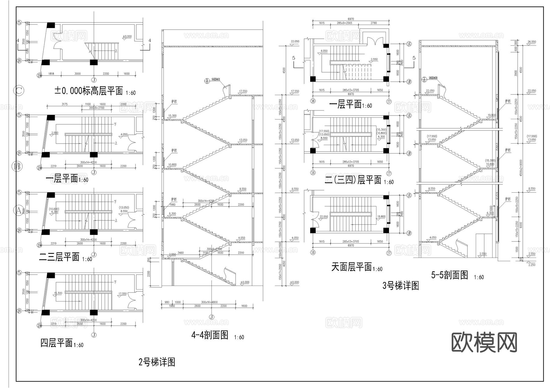 嘉士达制衣厂cad施工图