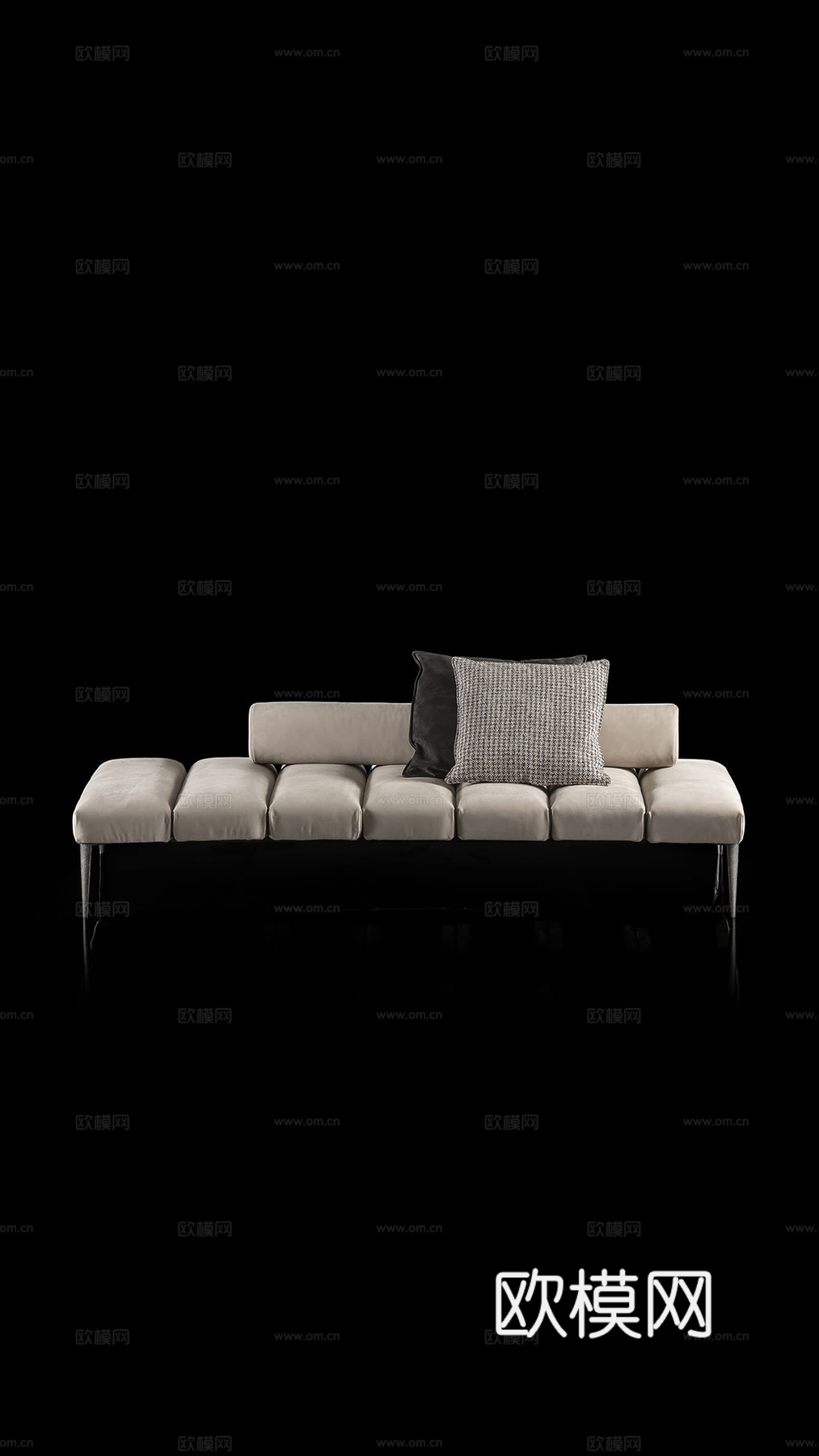 HENGE 床尾凳3d模型下载（渲染图3）