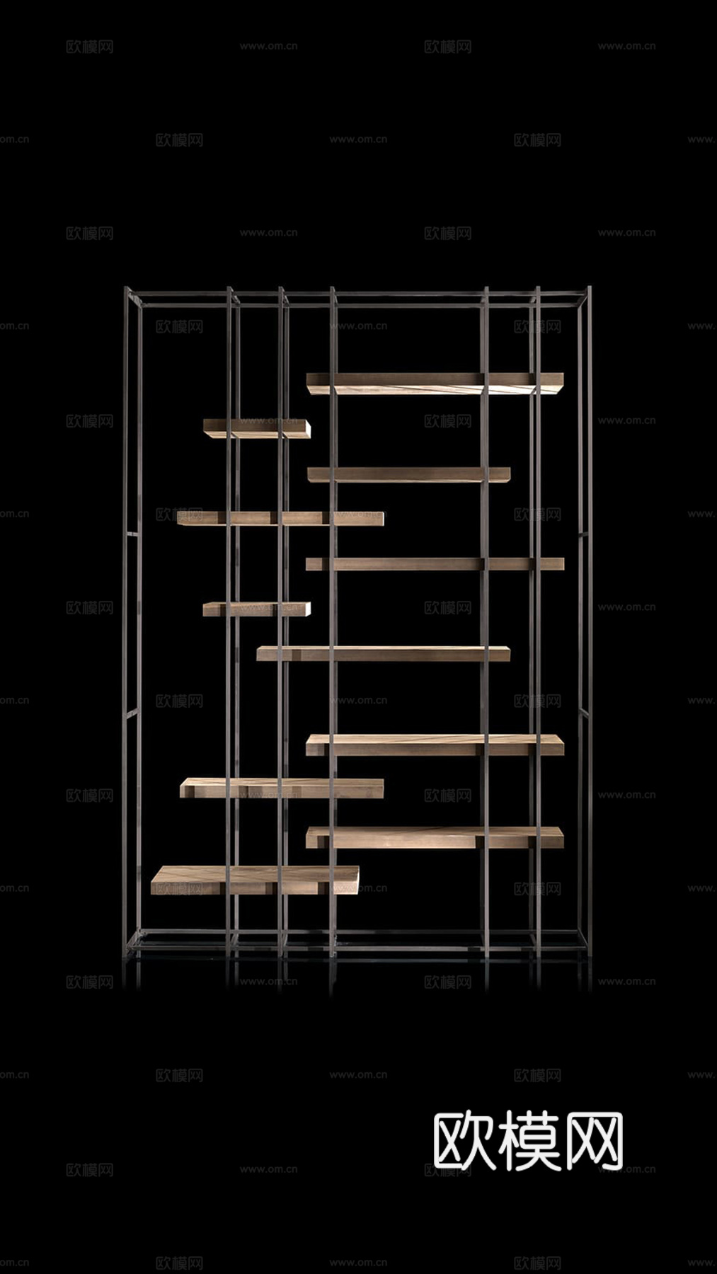 HENGE 书架3d模型下载（渲染图2）