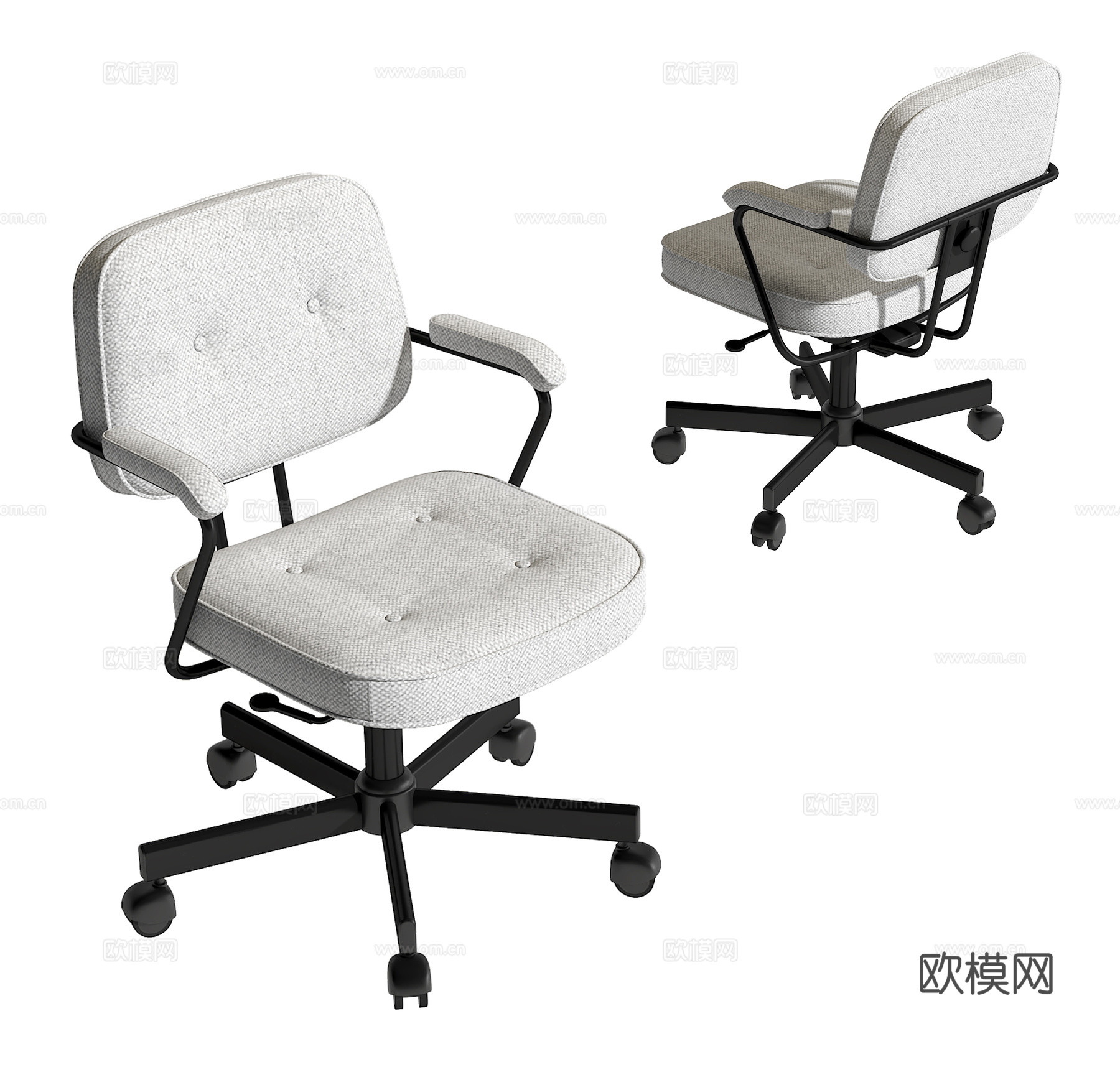 现代办公椅su模型