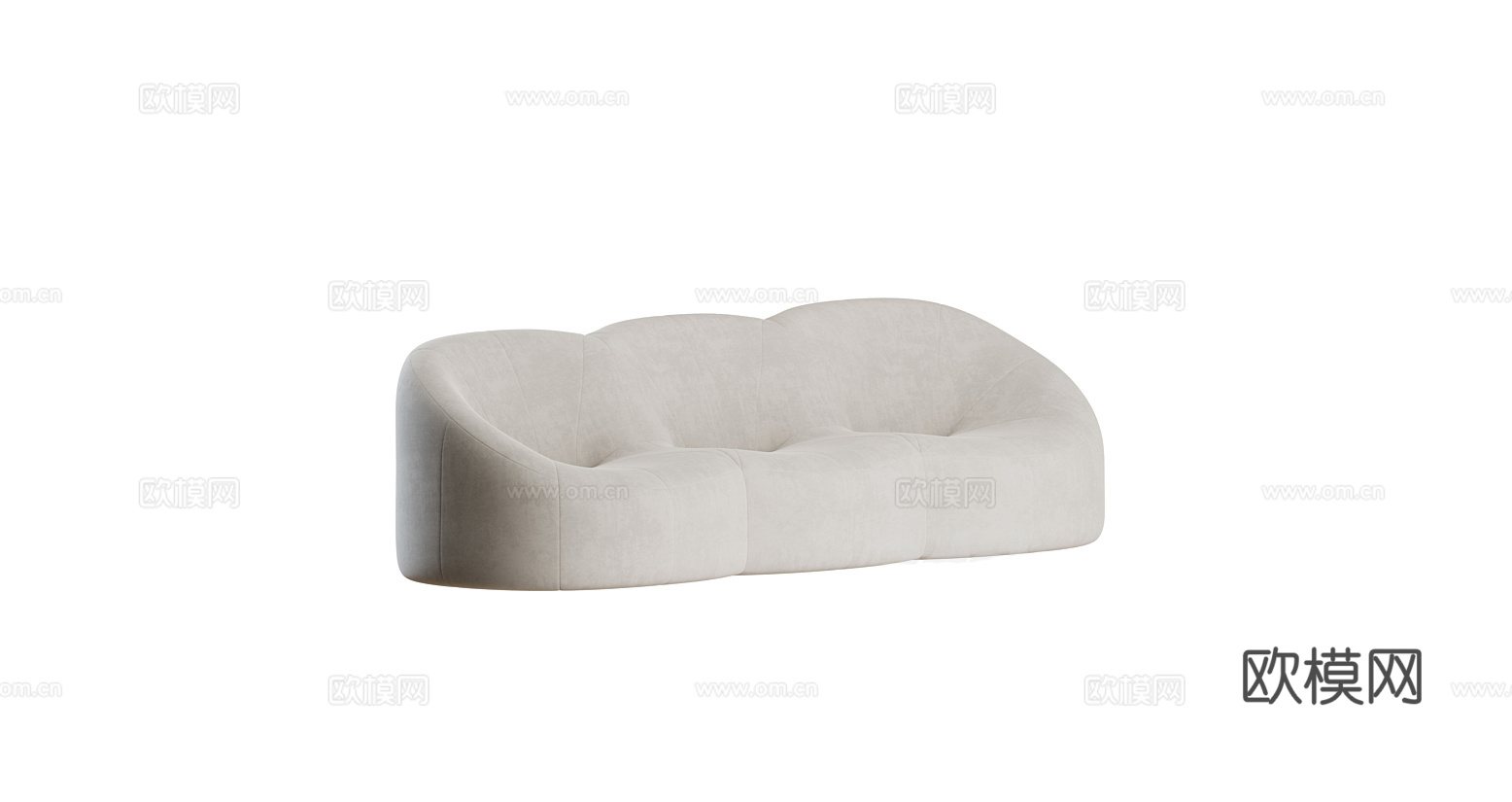 ligne roset 三人沙发3d模型下载（渲染图4）