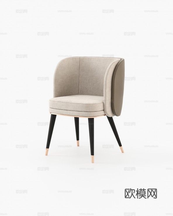 LASKASAS 餐椅3d模型下载（渲染图1）