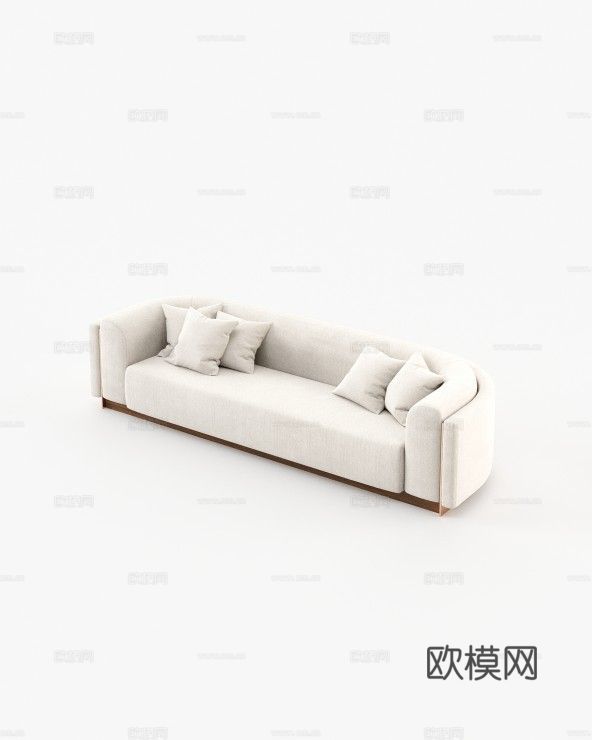 LASKASAS 多人沙发3d模型下载（渲染图3）