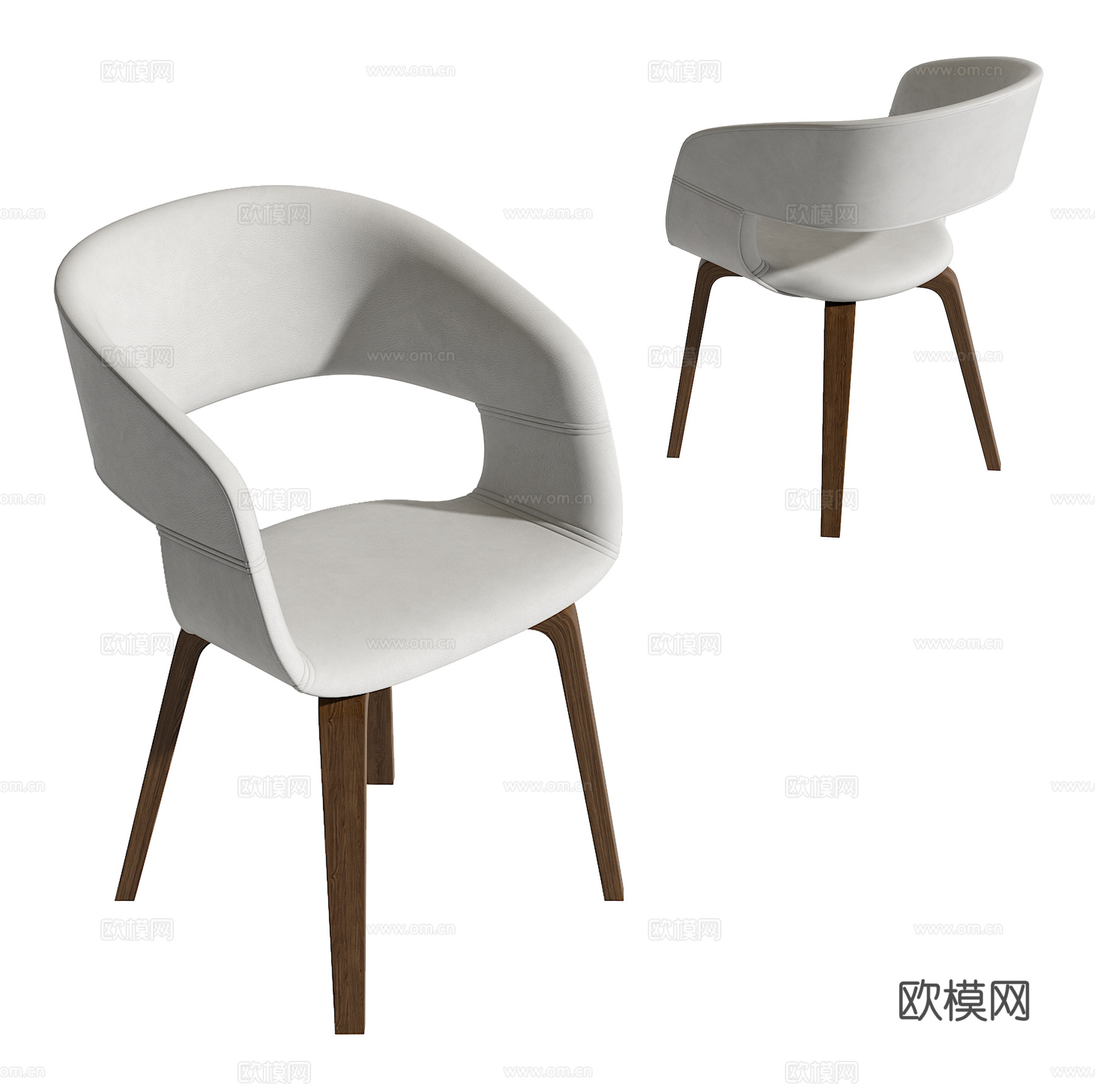 现代单椅su模型