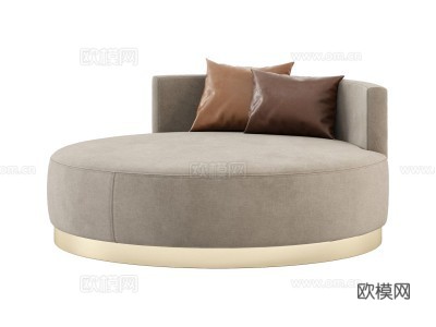 LASKASAS 圆形沙发3d模型下载（渲染图2）