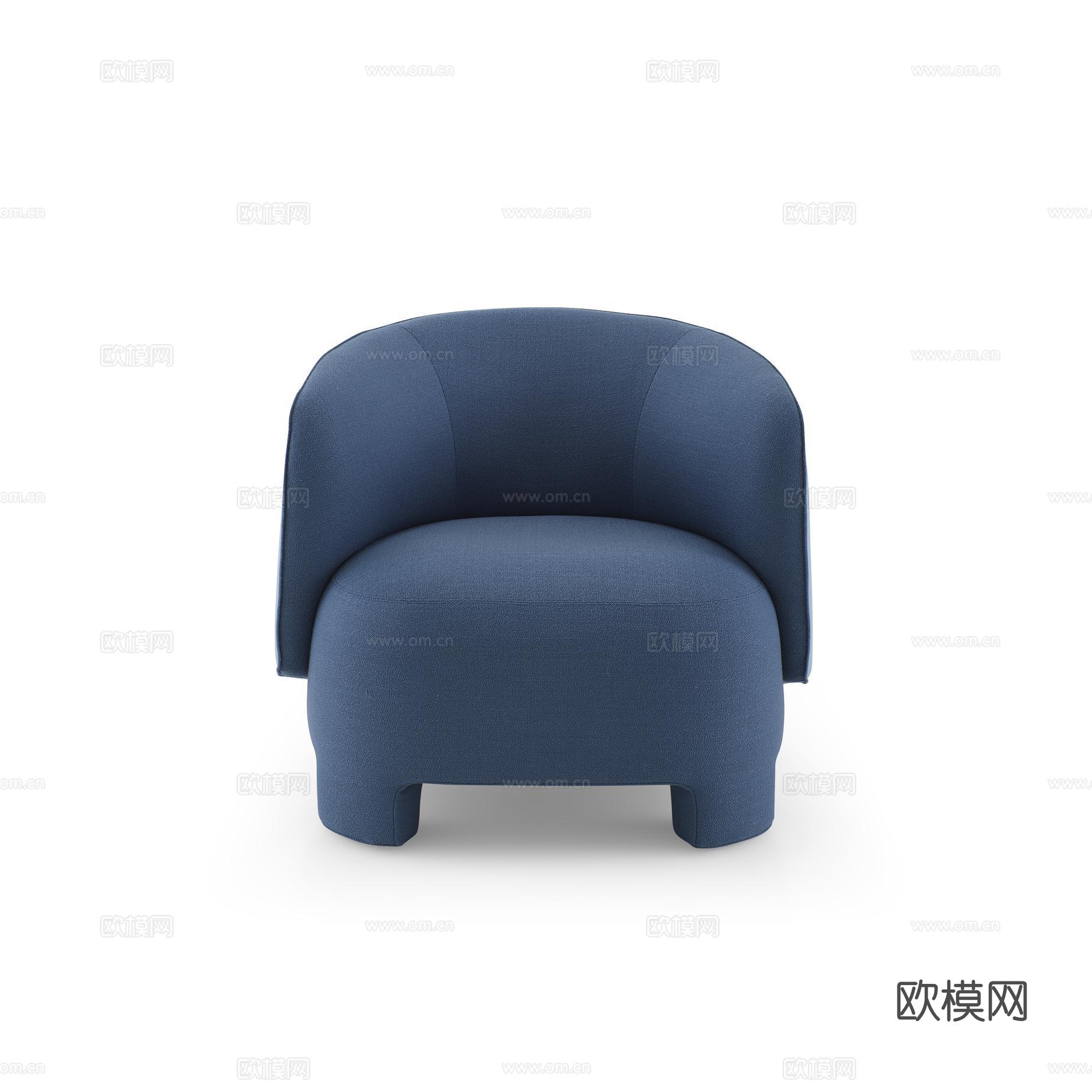 ligne roset 单人沙发3d模型下载（渲染图1）