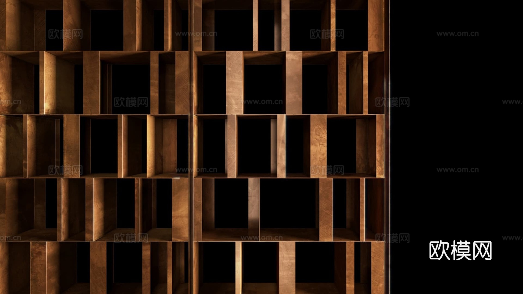 HENGE 书架3d模型下载（渲染图2）