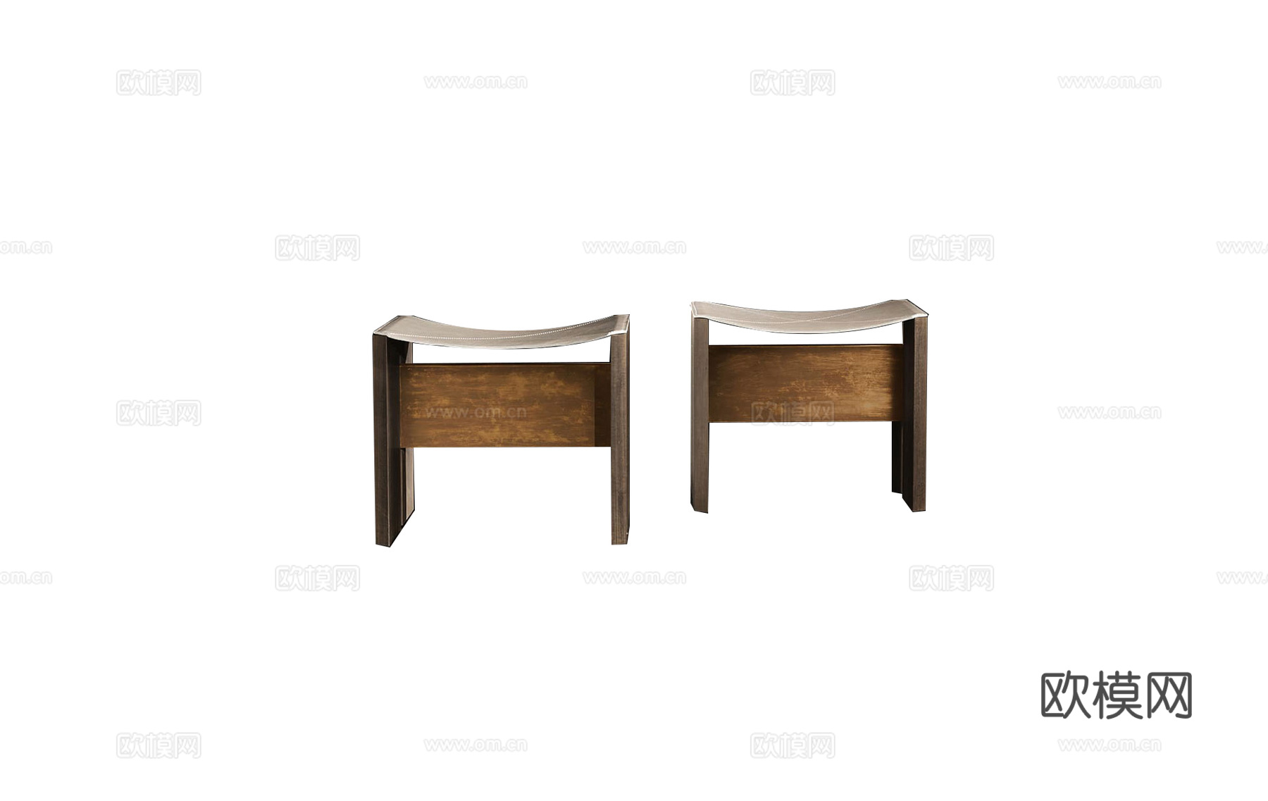 HENGE 轻奢边几3d模型下载（渲染图1）