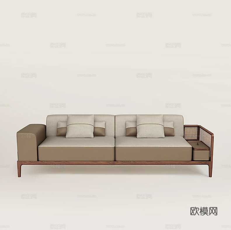 HERMES 双人沙发3d模型下载（渲染图6）