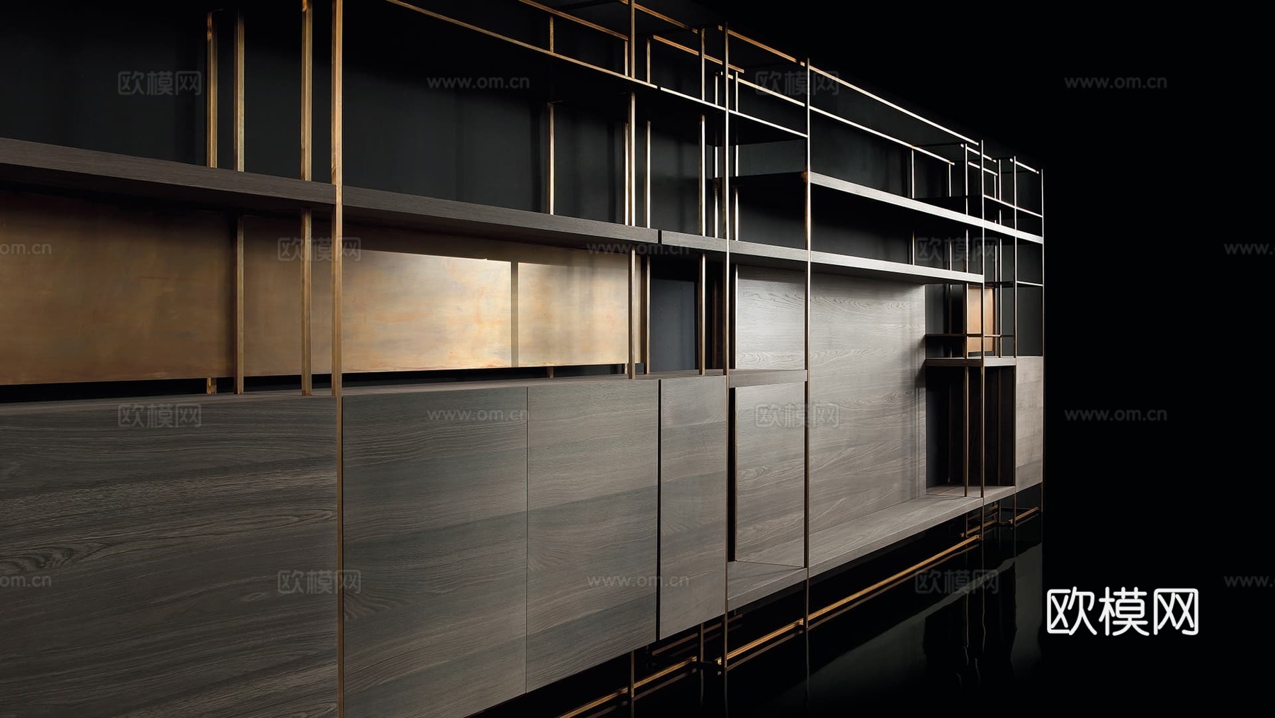 HENGE 书架3d模型下载（渲染图3）