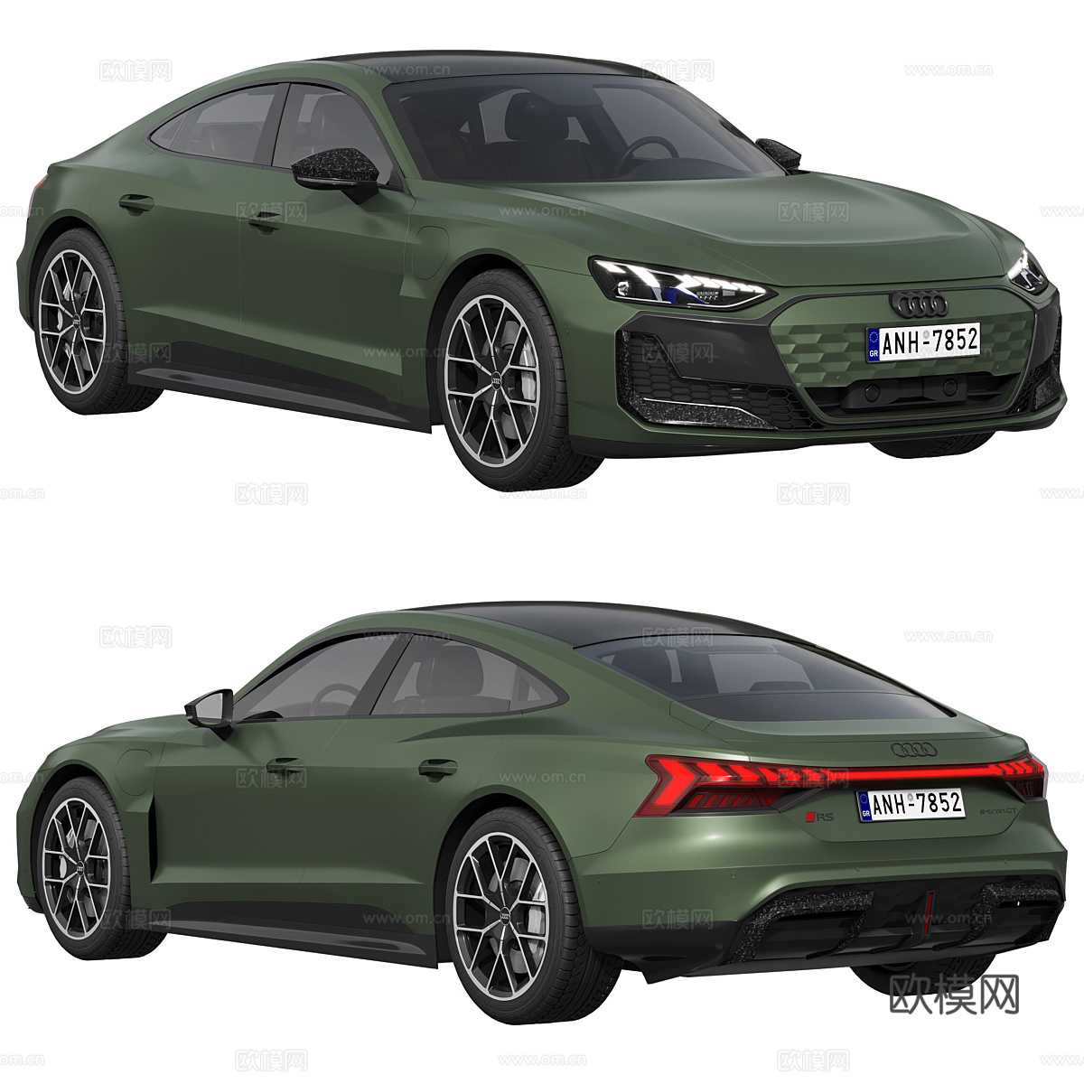 奥迪 RS e-tron GT 性能 2025 轿跑3d模型