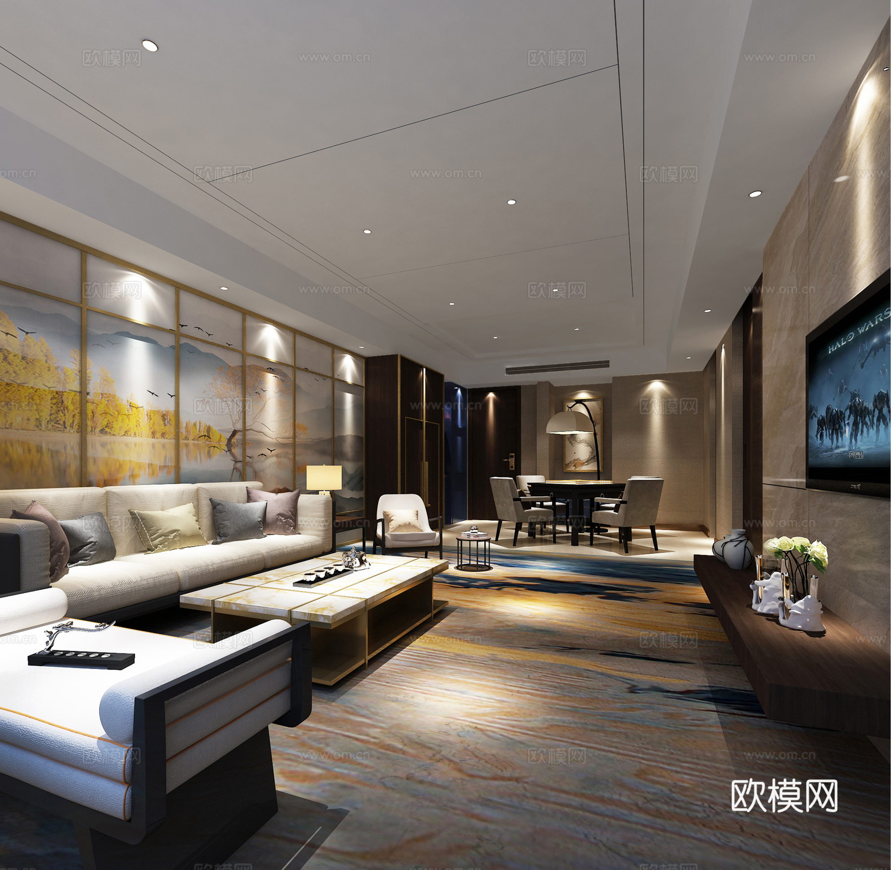 套房免费3d模型