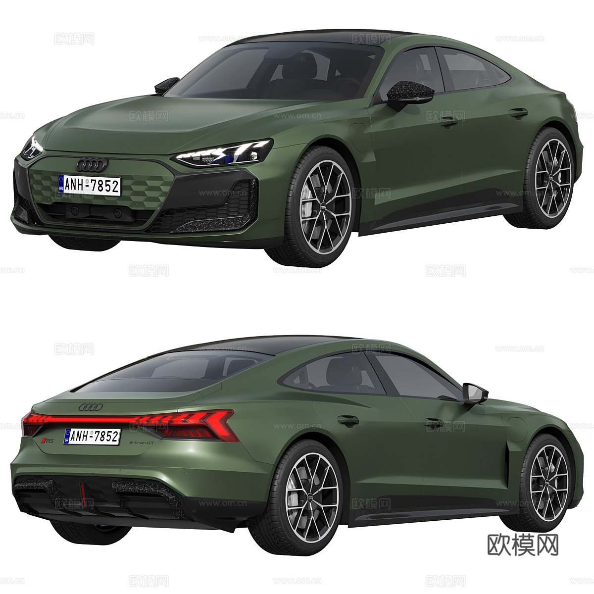 奥迪 RS e-tron GT 性能 2025 轿跑3d模型
